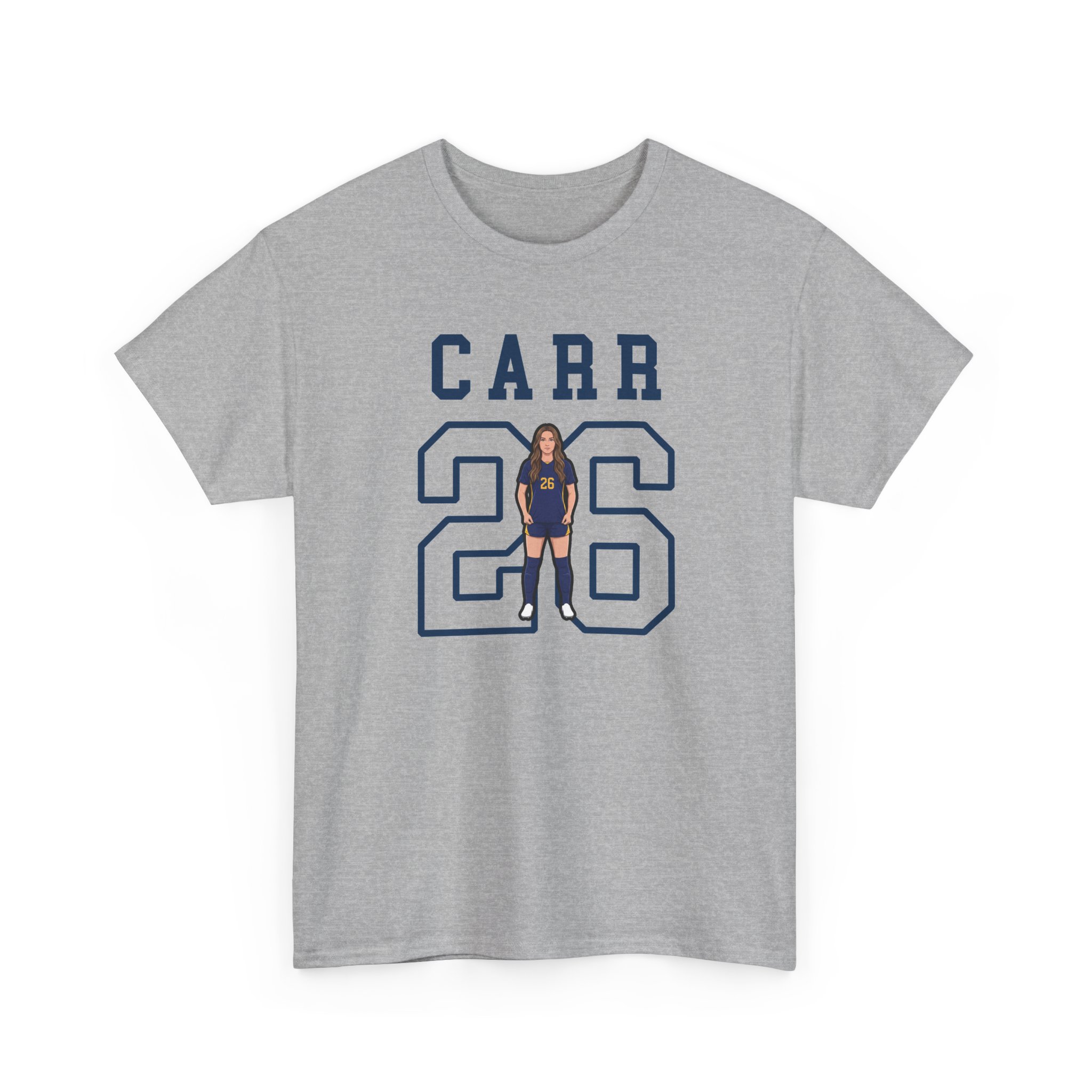 Tee — character_shirsey in Grey