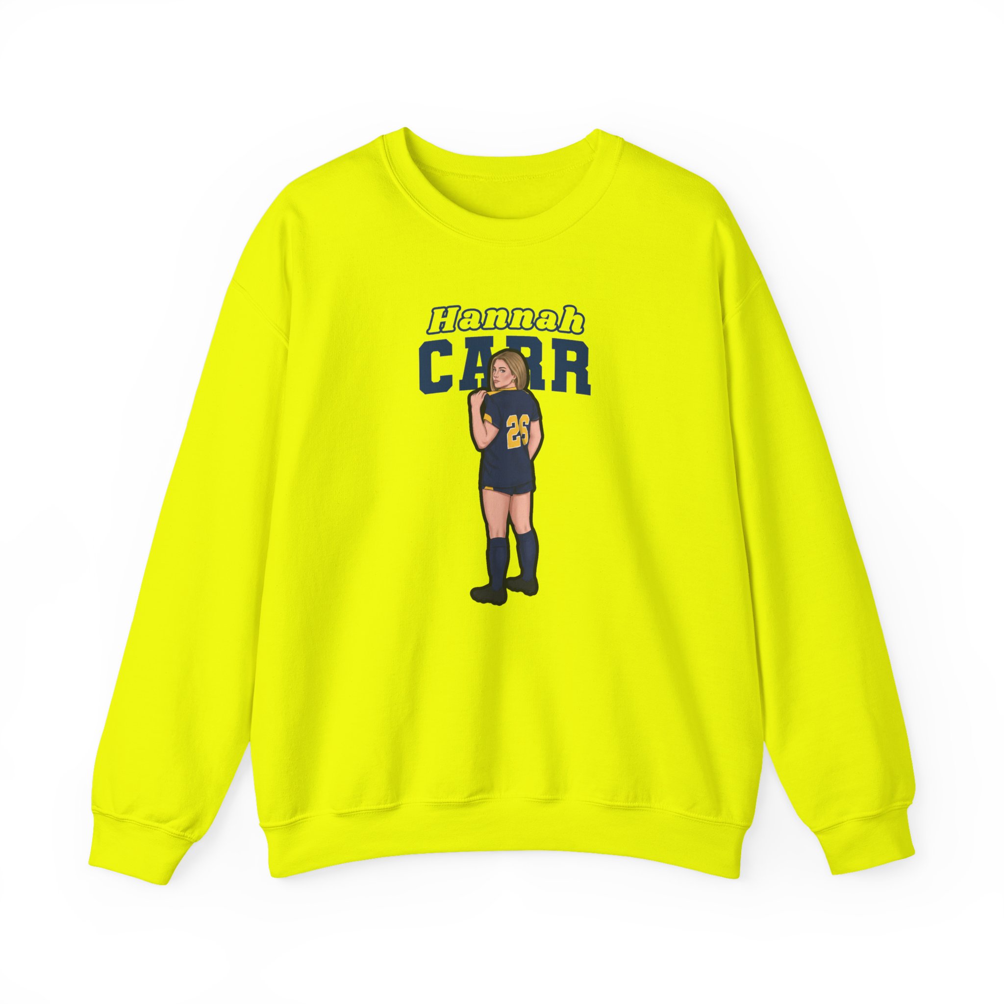 Crewneck Sweatshirt — character_name_arch in Green