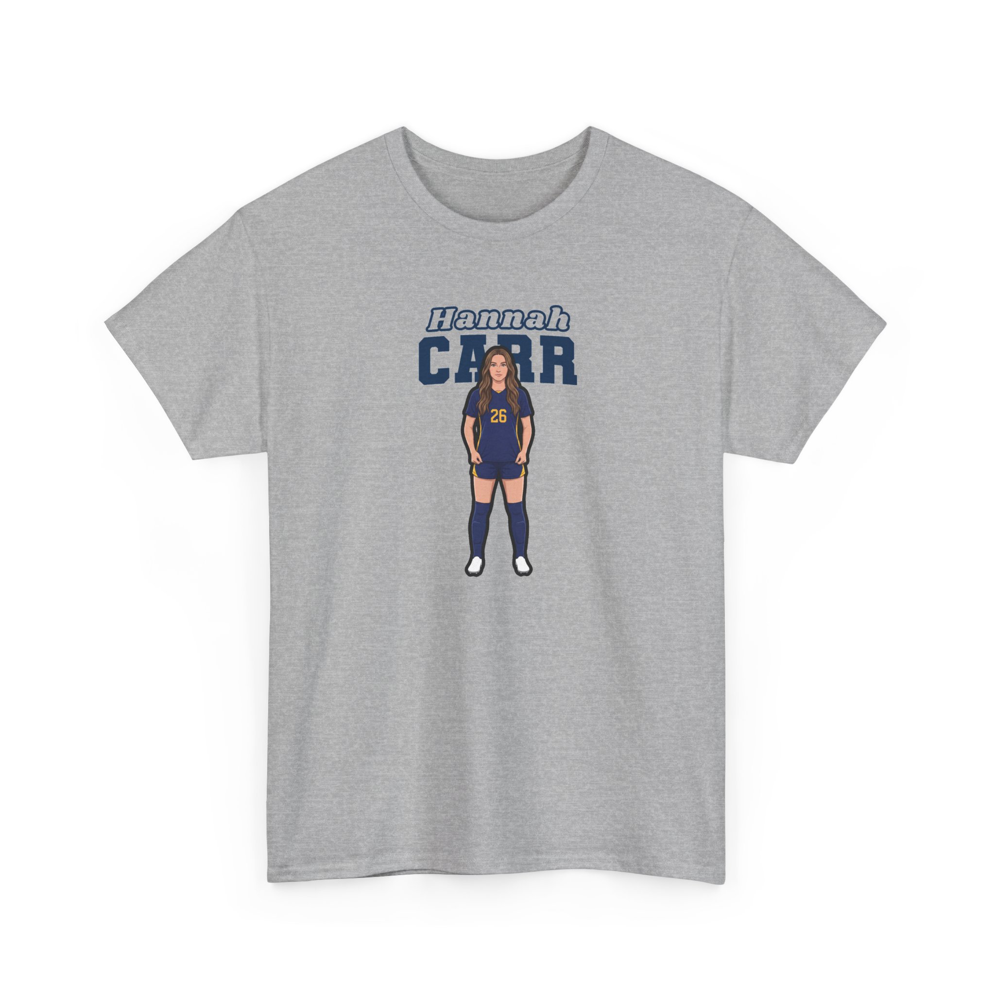 Tee — character_name_arch in Grey