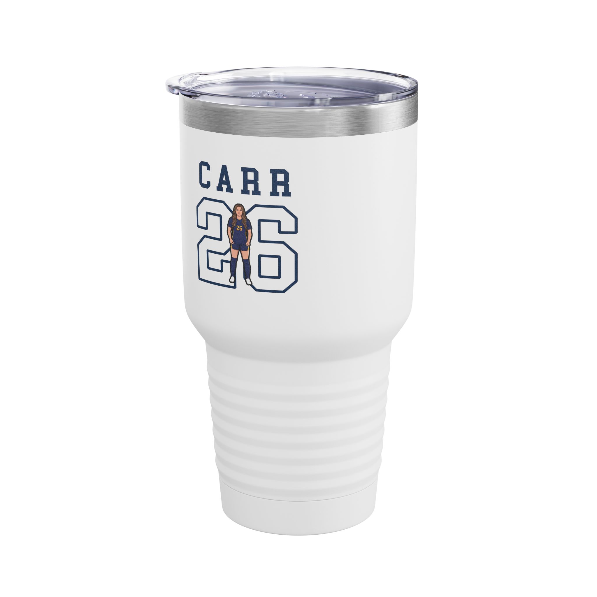 30oz Tumbler — character_shirsey in White