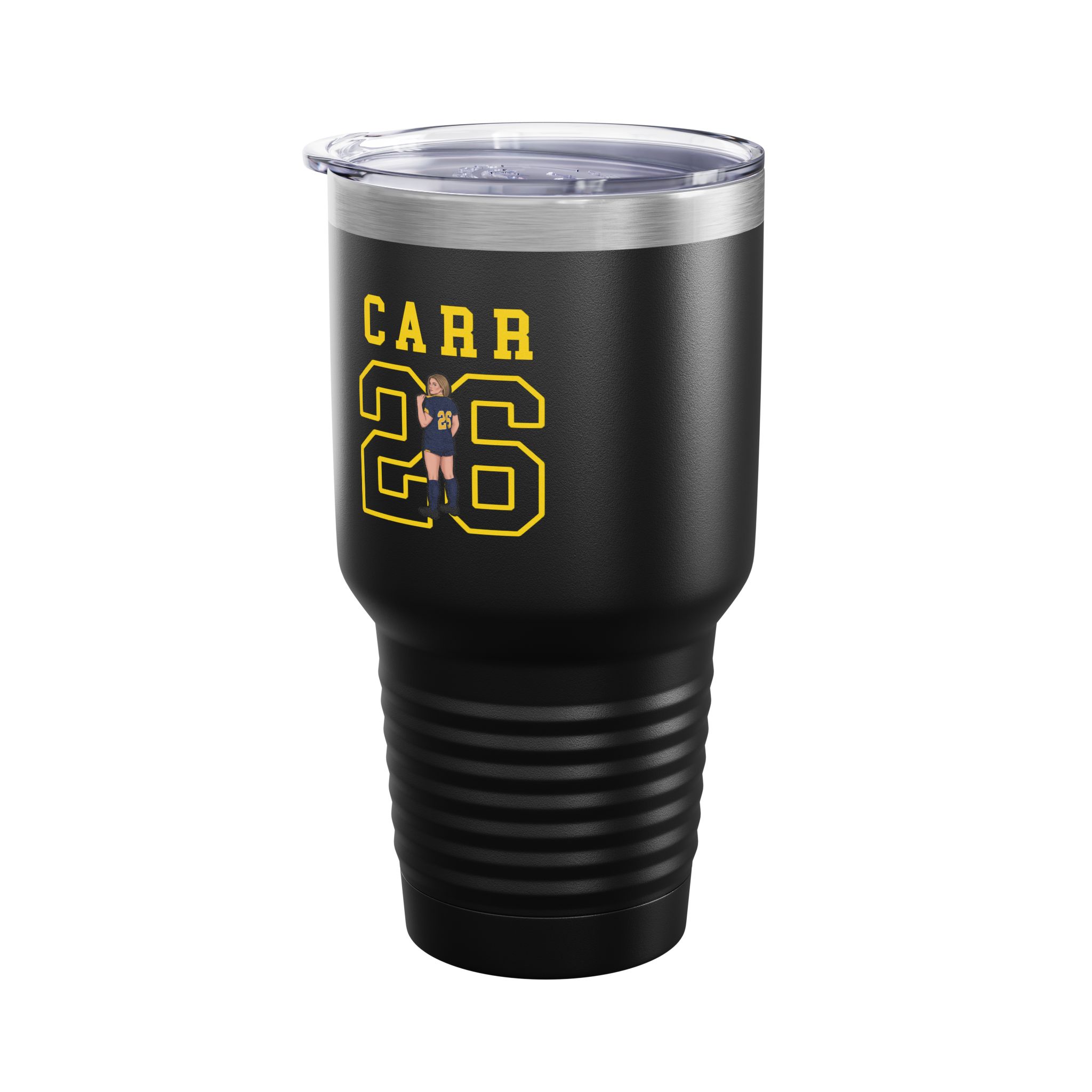 30oz Tumbler — character_shirsey in Black