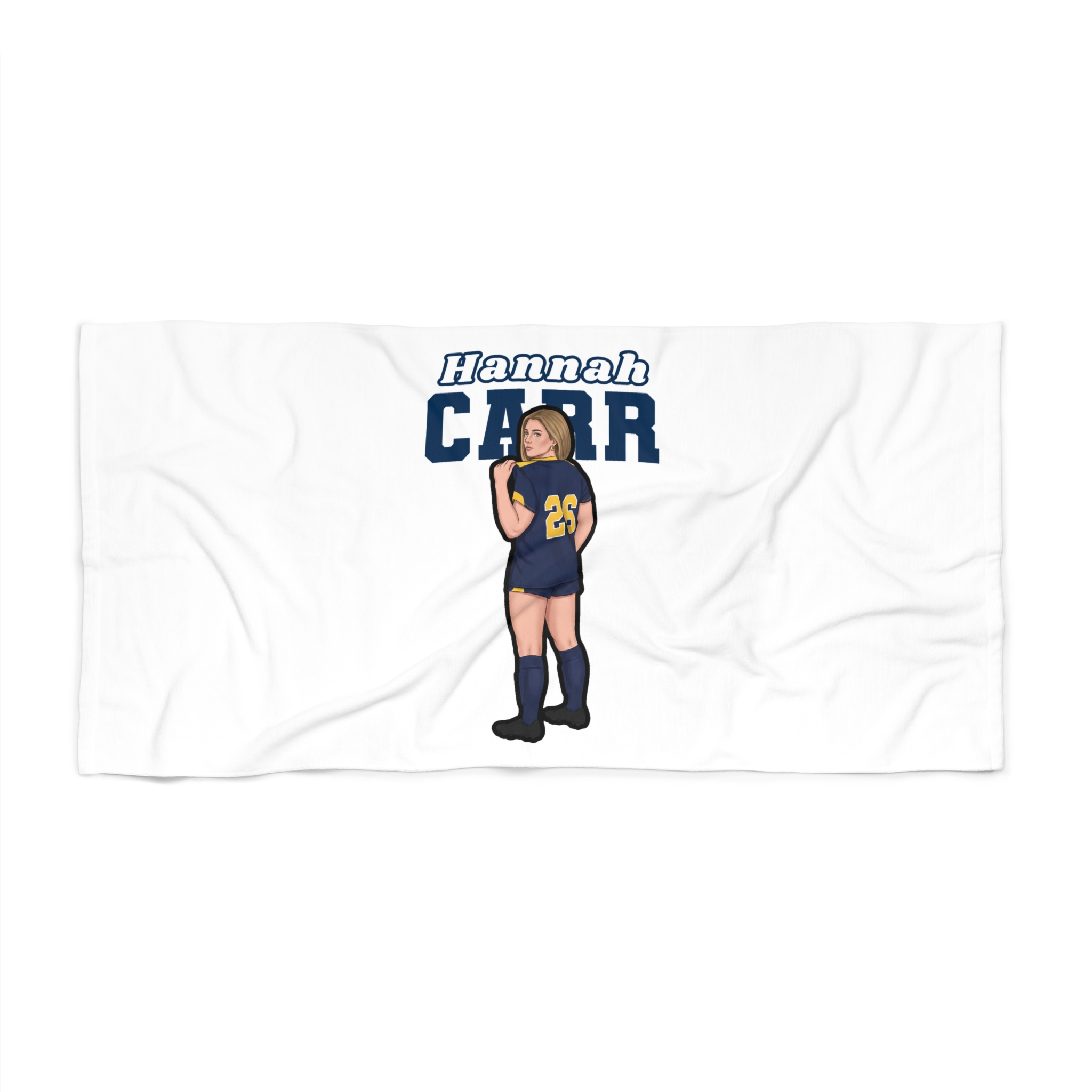 Beach Towel — character_name_arch in Classic