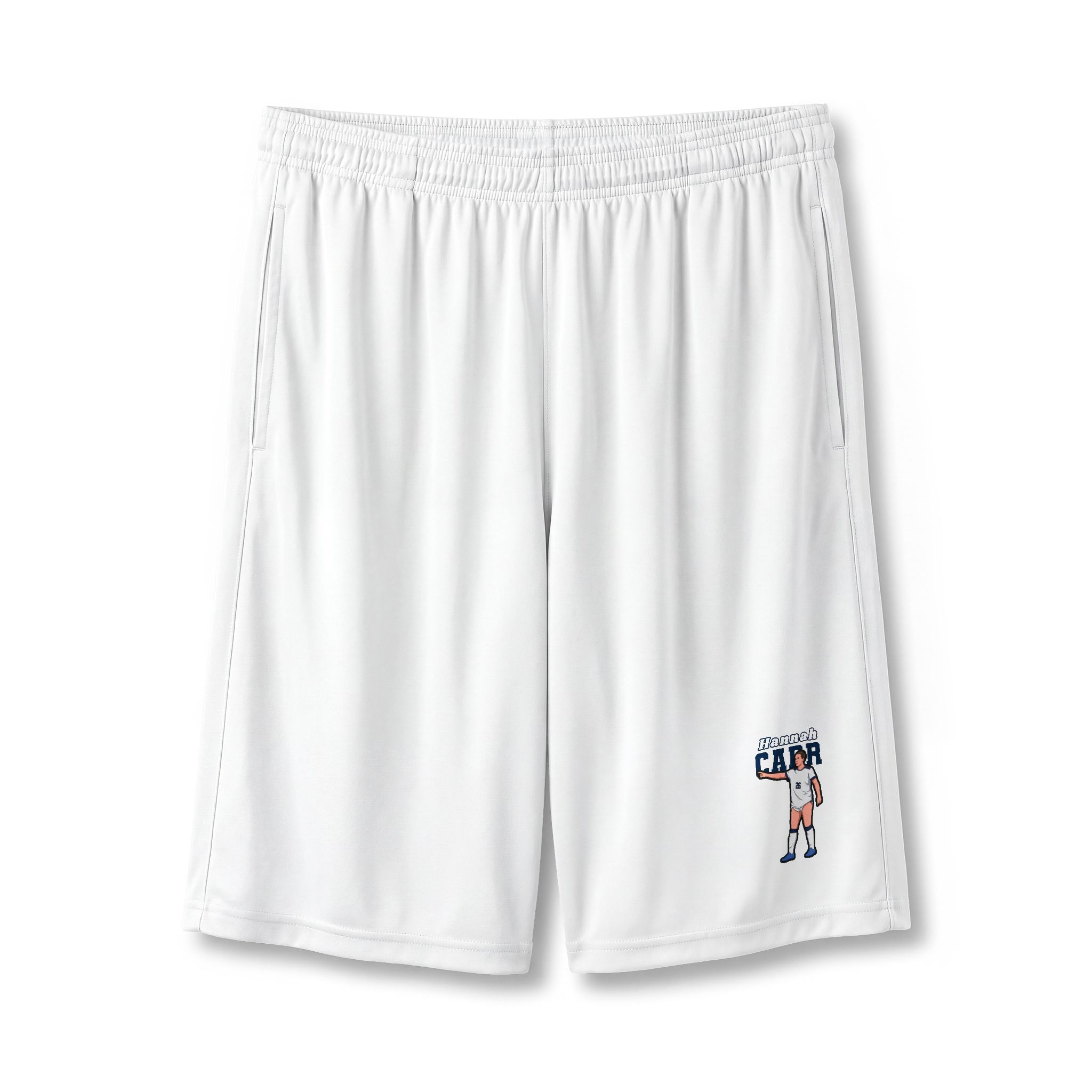Shorts — character_name_arch in White
