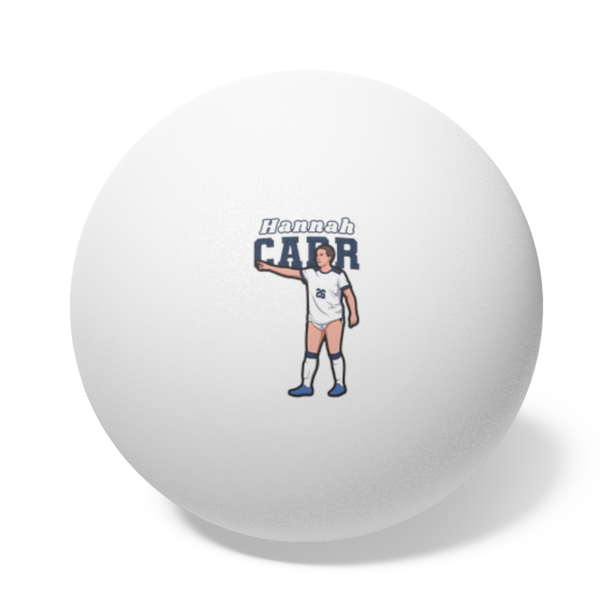 Ping Pong Balls, 6 pcs — character_name_arch in White