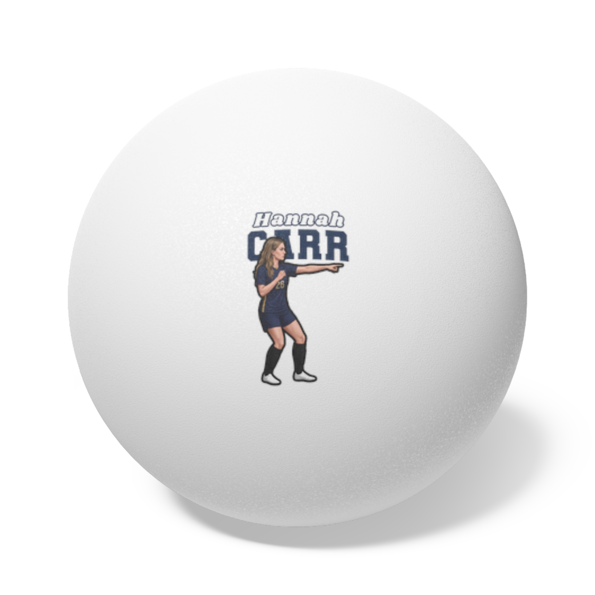 Ping Pong Balls, 6 pcs — character_name_arch in White