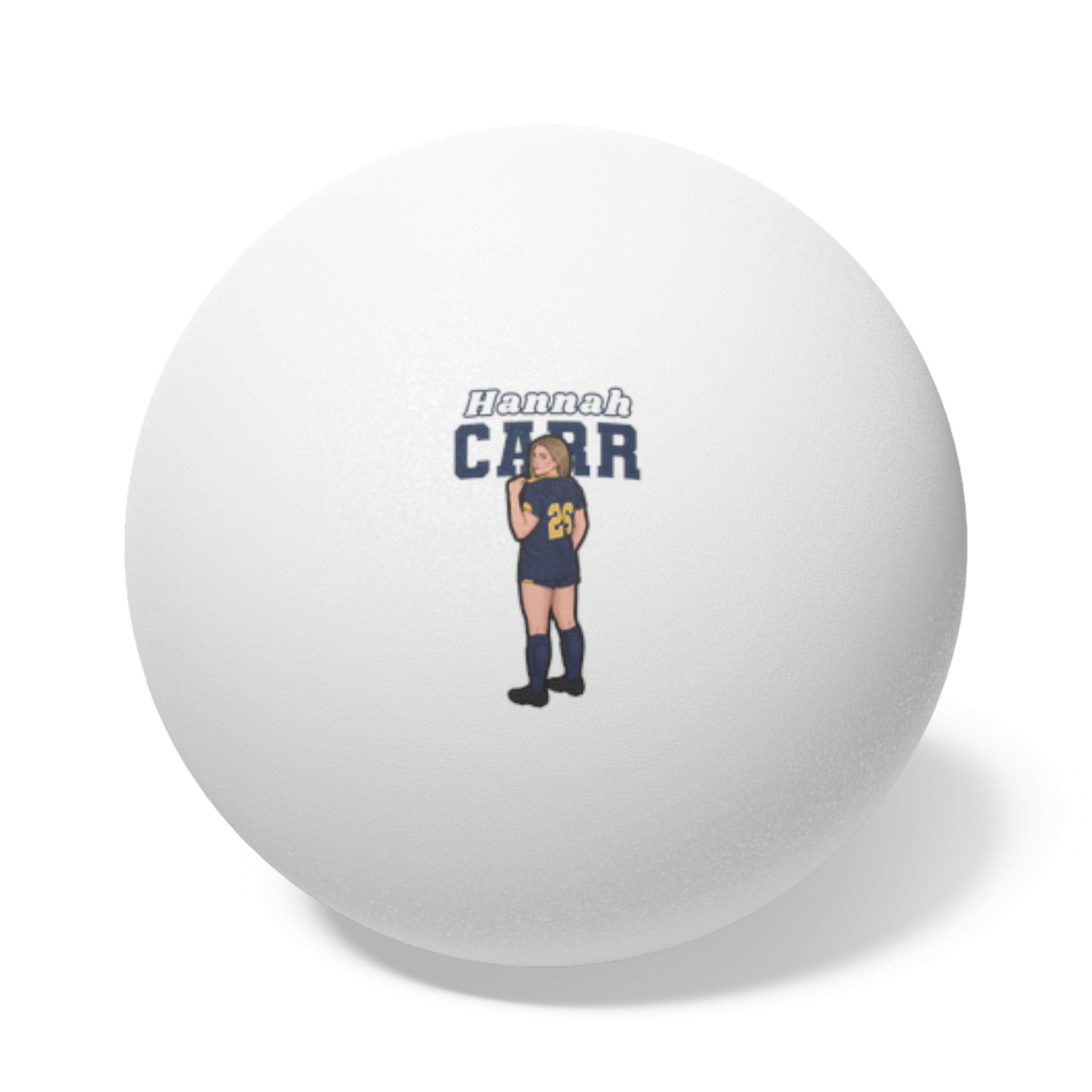 Ping Pong Balls, 6 pcs — character_name_arch in White