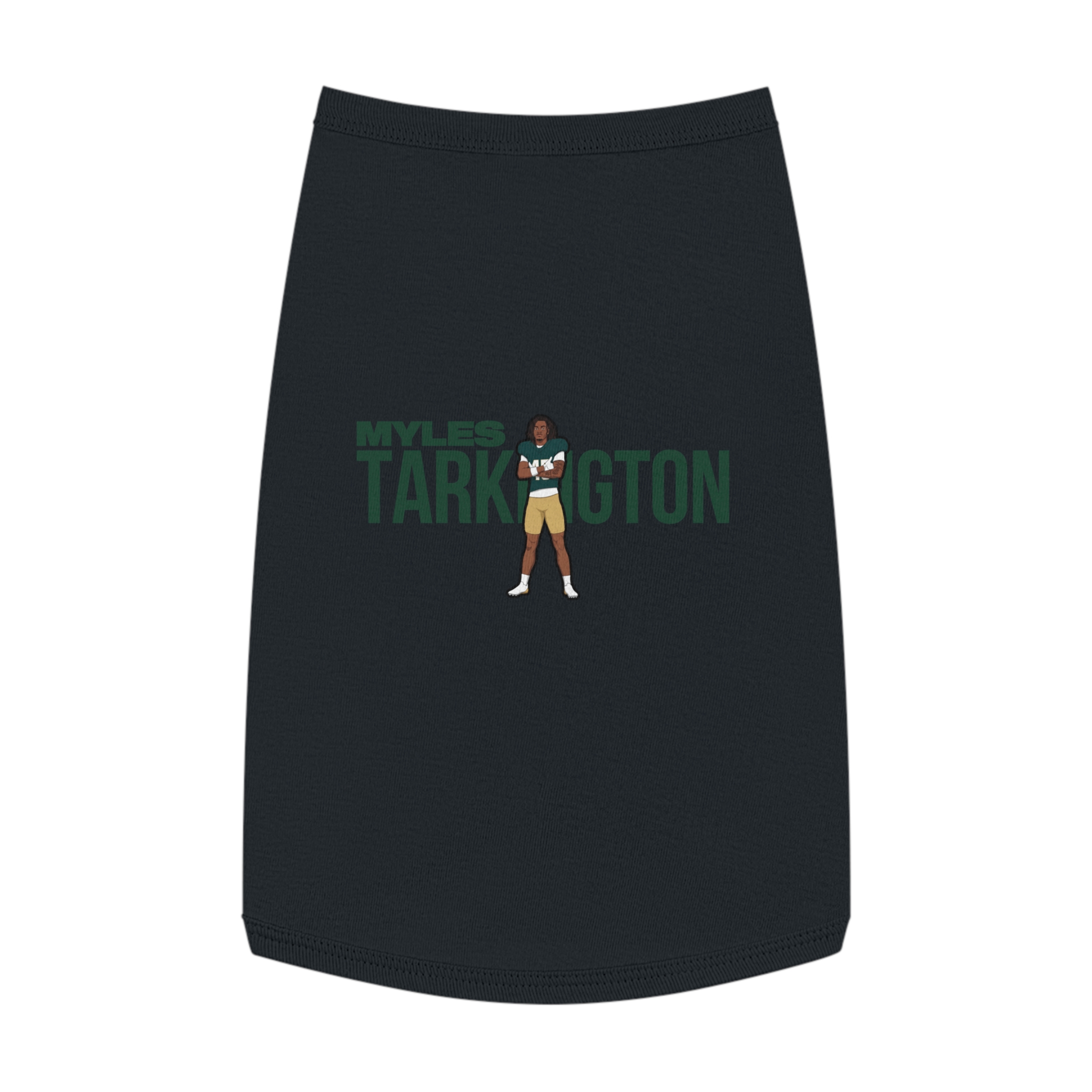 Pet Tank Top — character_player_name in White
