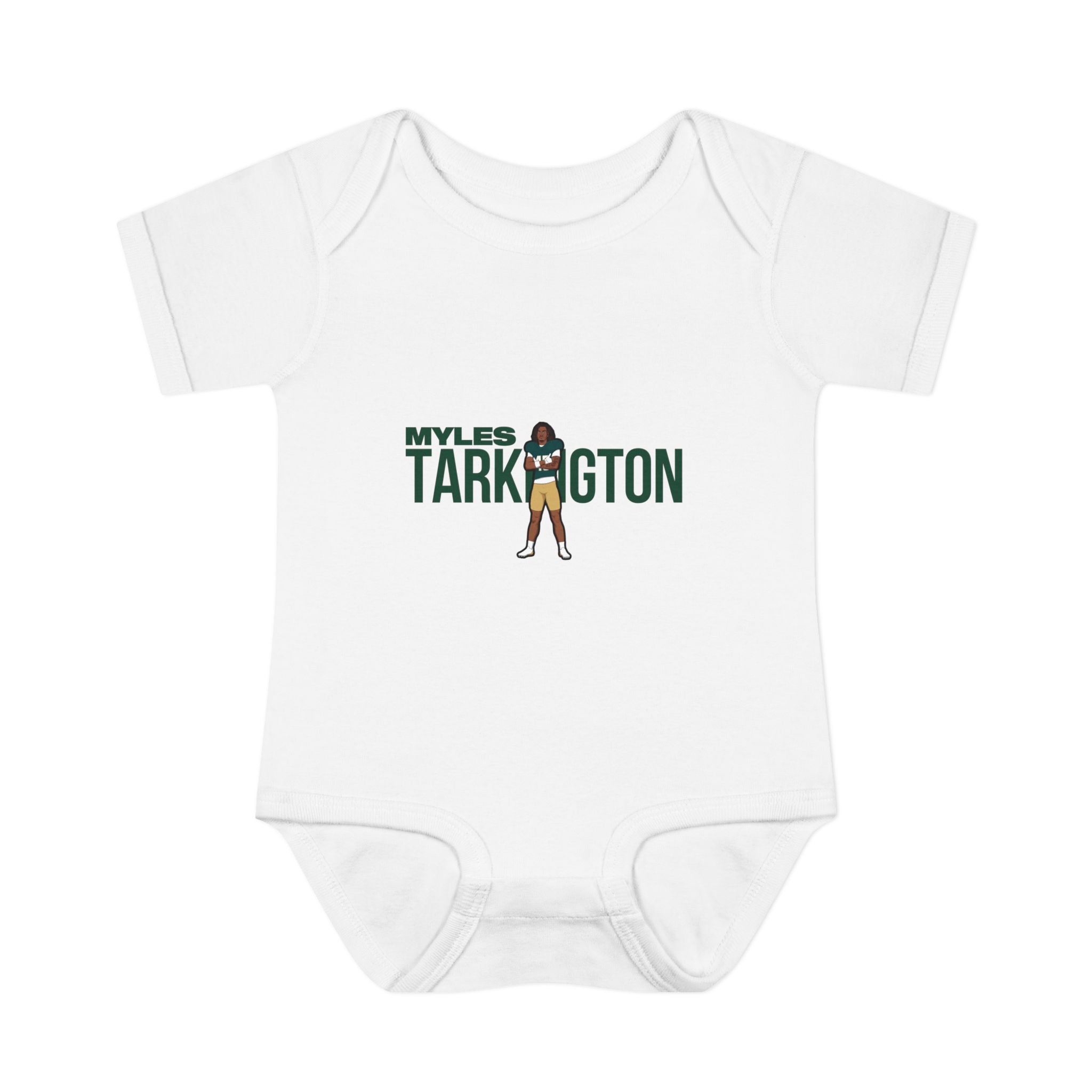 Baby Onesie — character_player_name in White