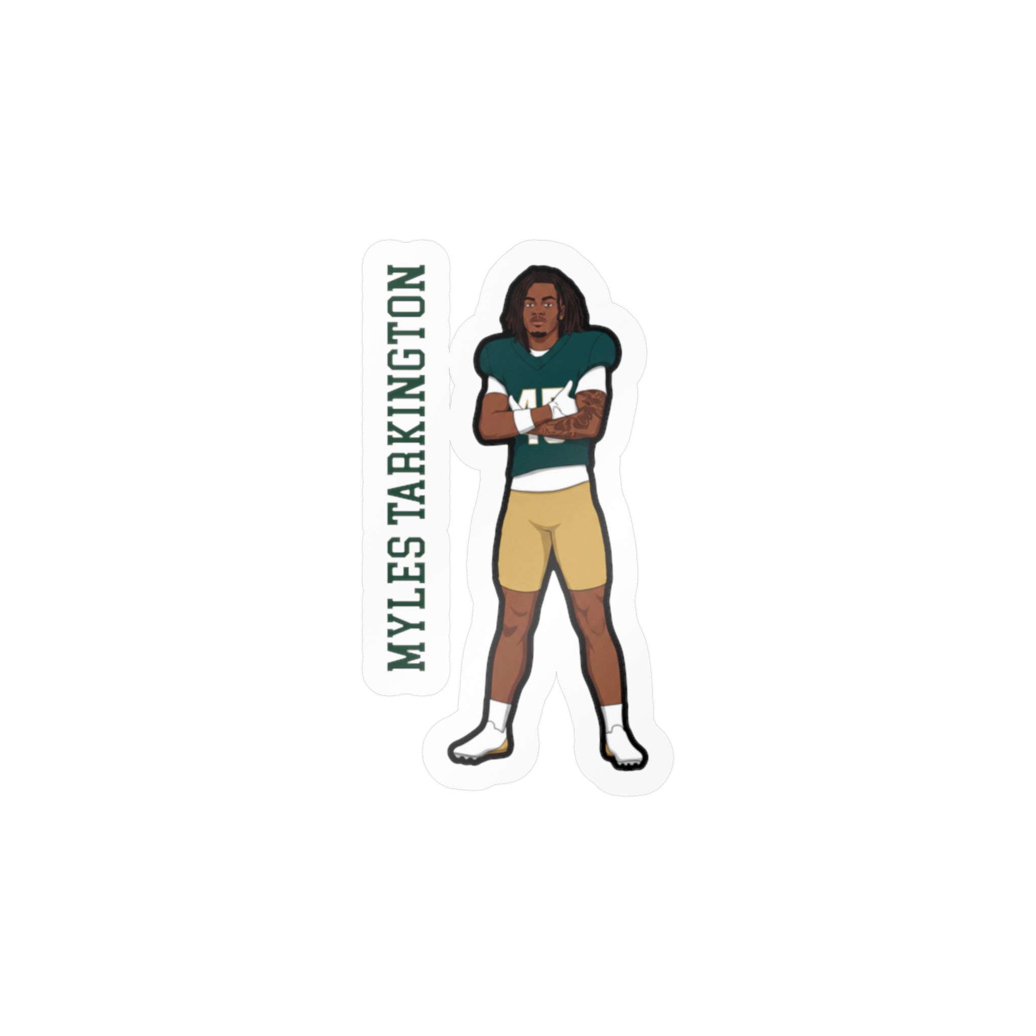 Vinyl Sticker — character_name_vertical in Classic
