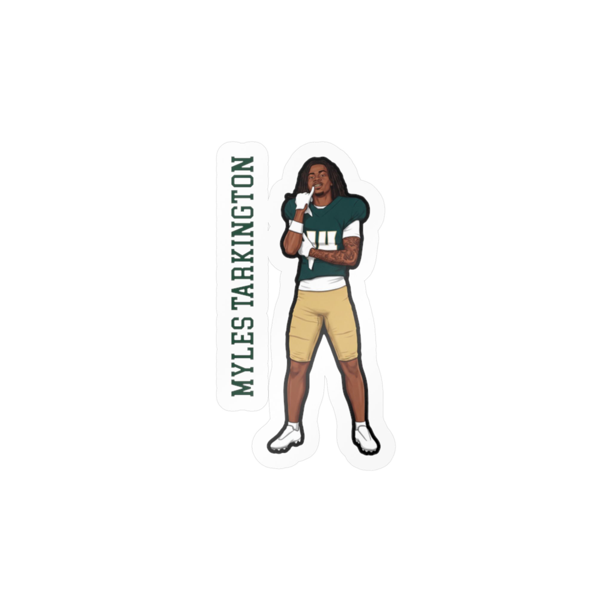 Vinyl Sticker — character_name_vertical in Classic