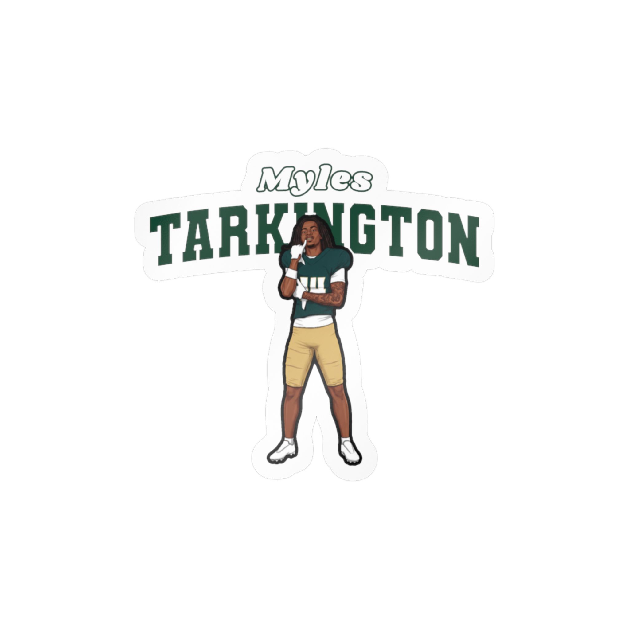 Vinyl Sticker — character_name_arch in Classic