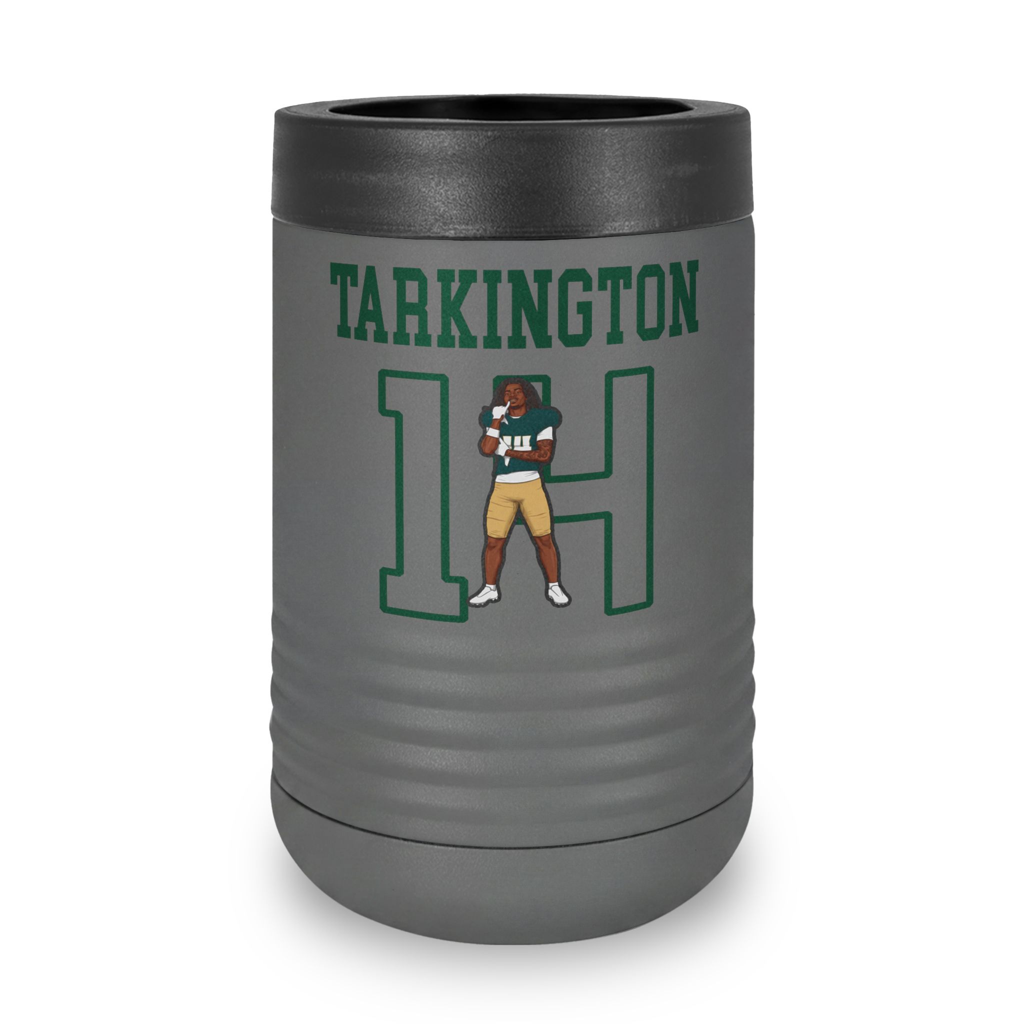 Stainless Can Cooler — character_shirsey in Grey