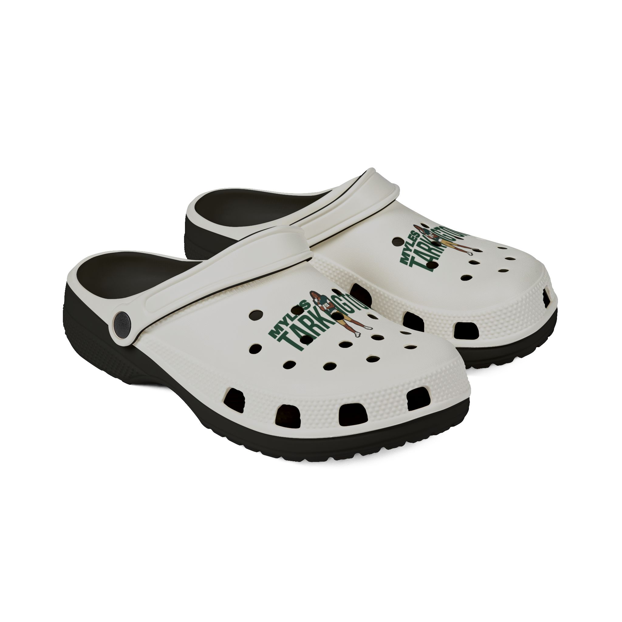 Rubber Clogs — character_player_name in Black