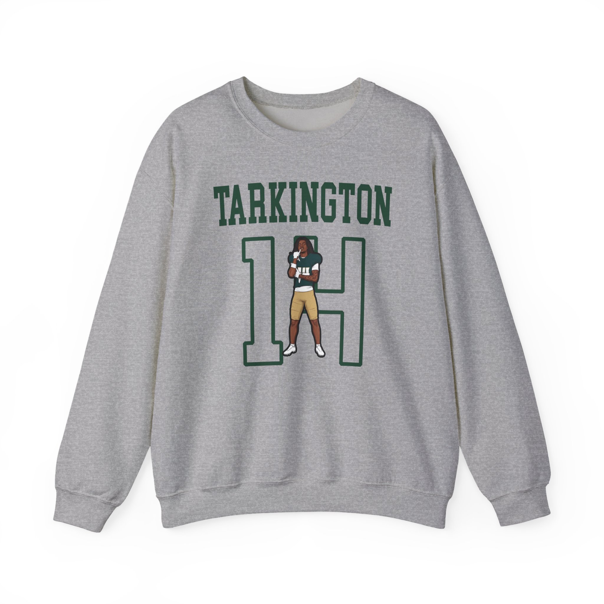 Crewneck Sweatshirt — character_shirsey in Grey