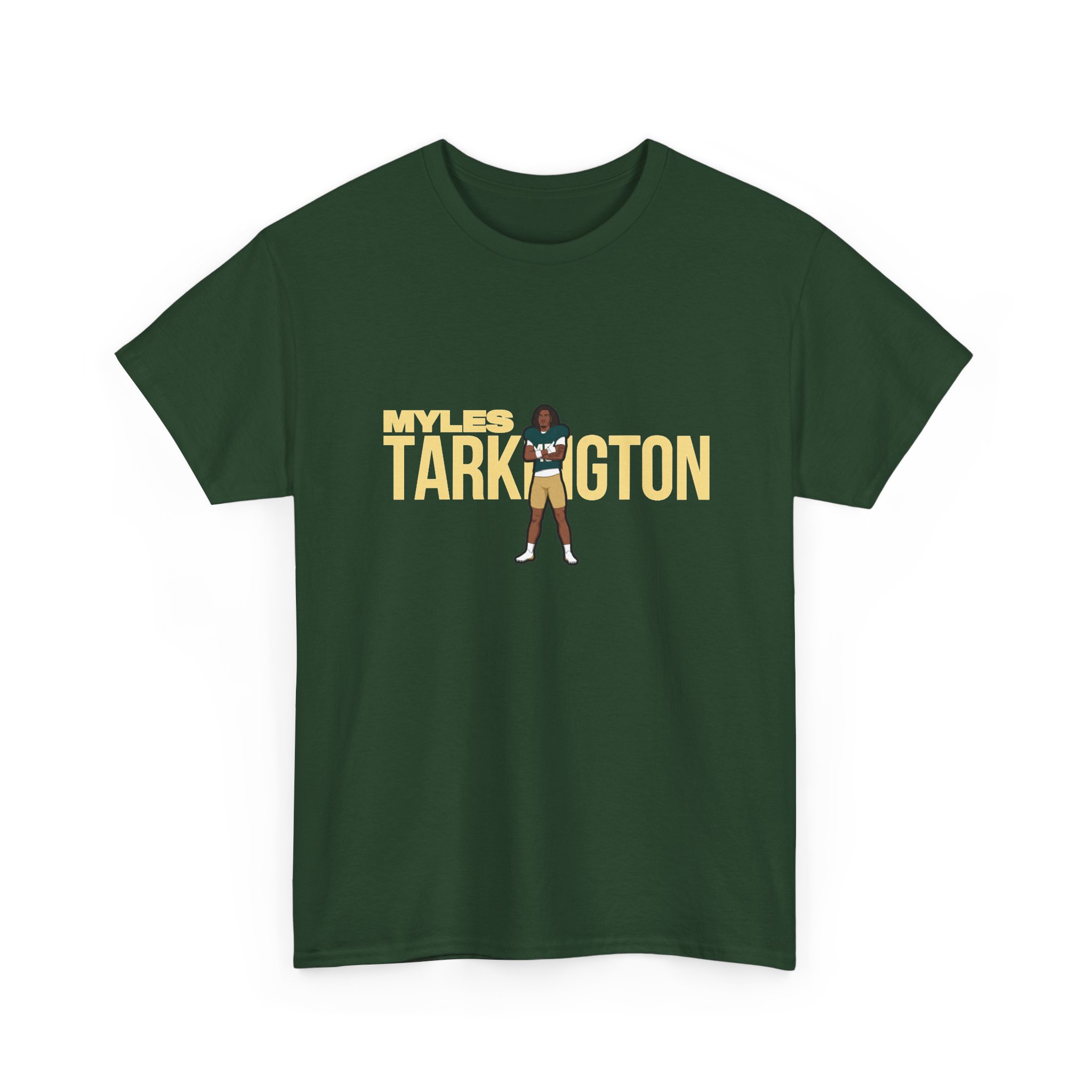 Tee — character_player_name in Green