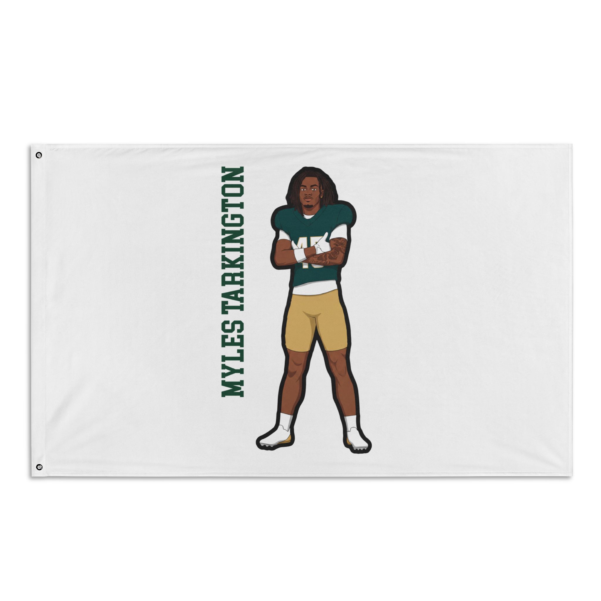 Flag (35 × 56 in) — character_name_vertical in Classic