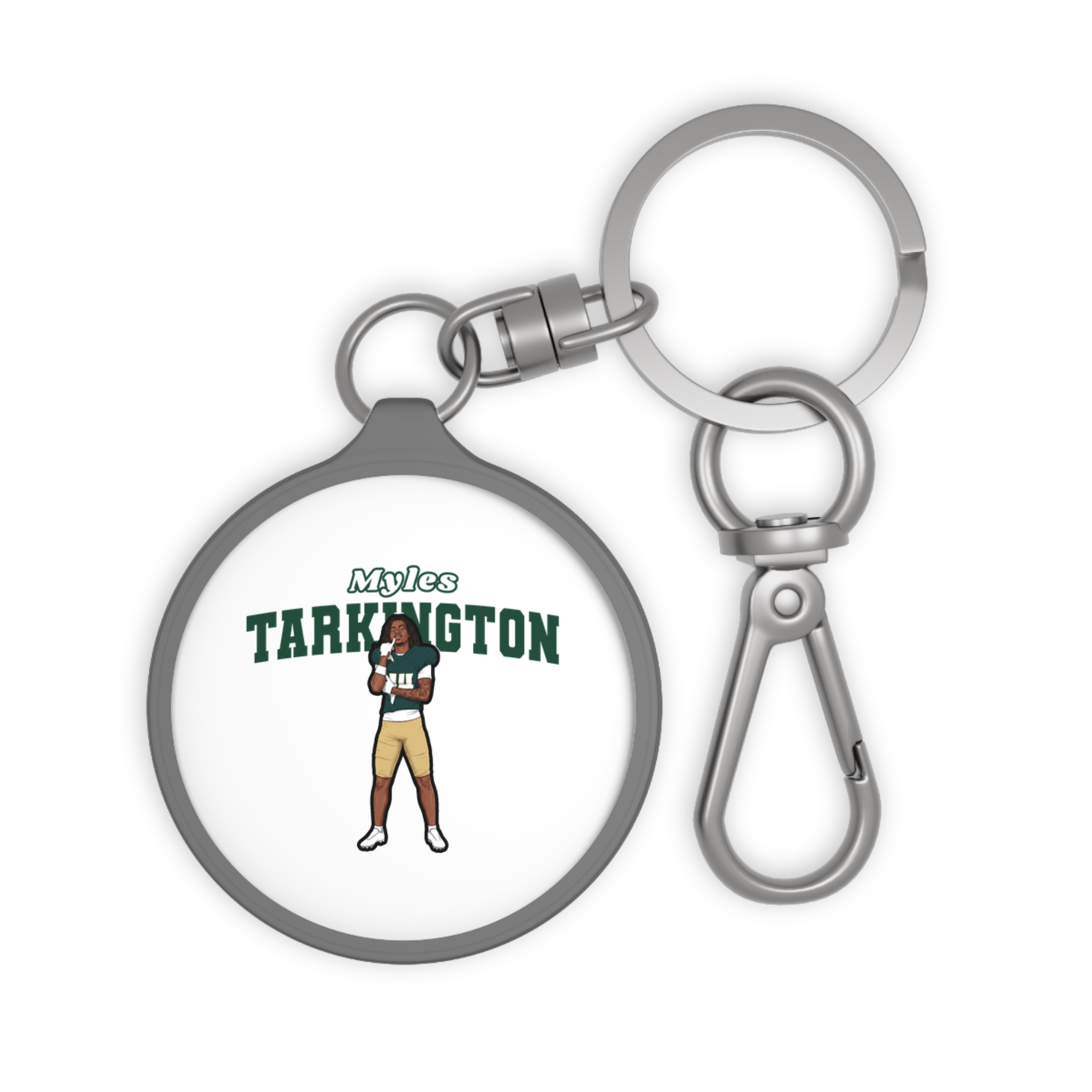 Keychain — character_name_arch in Grey