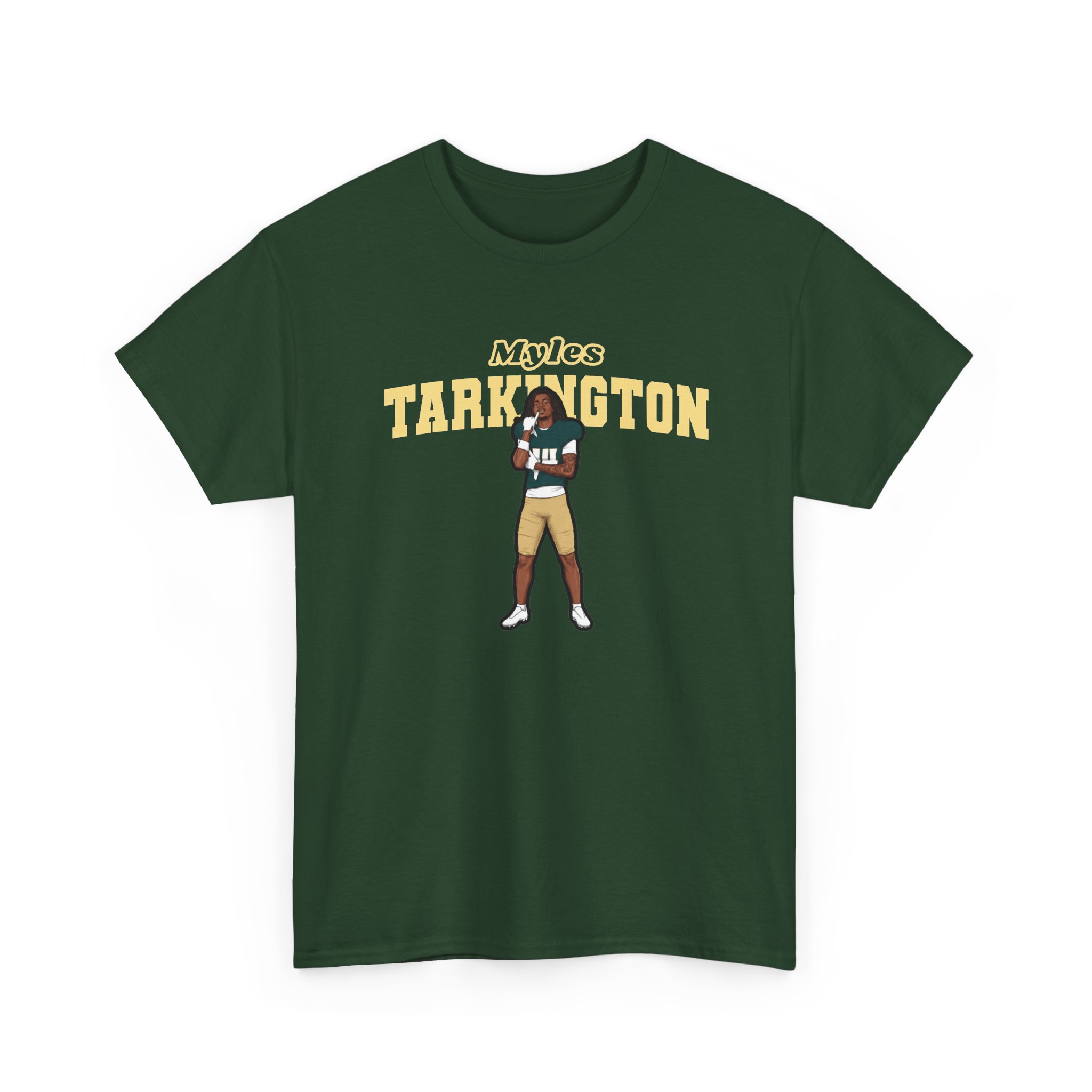 Tee — character_name_arch in Green