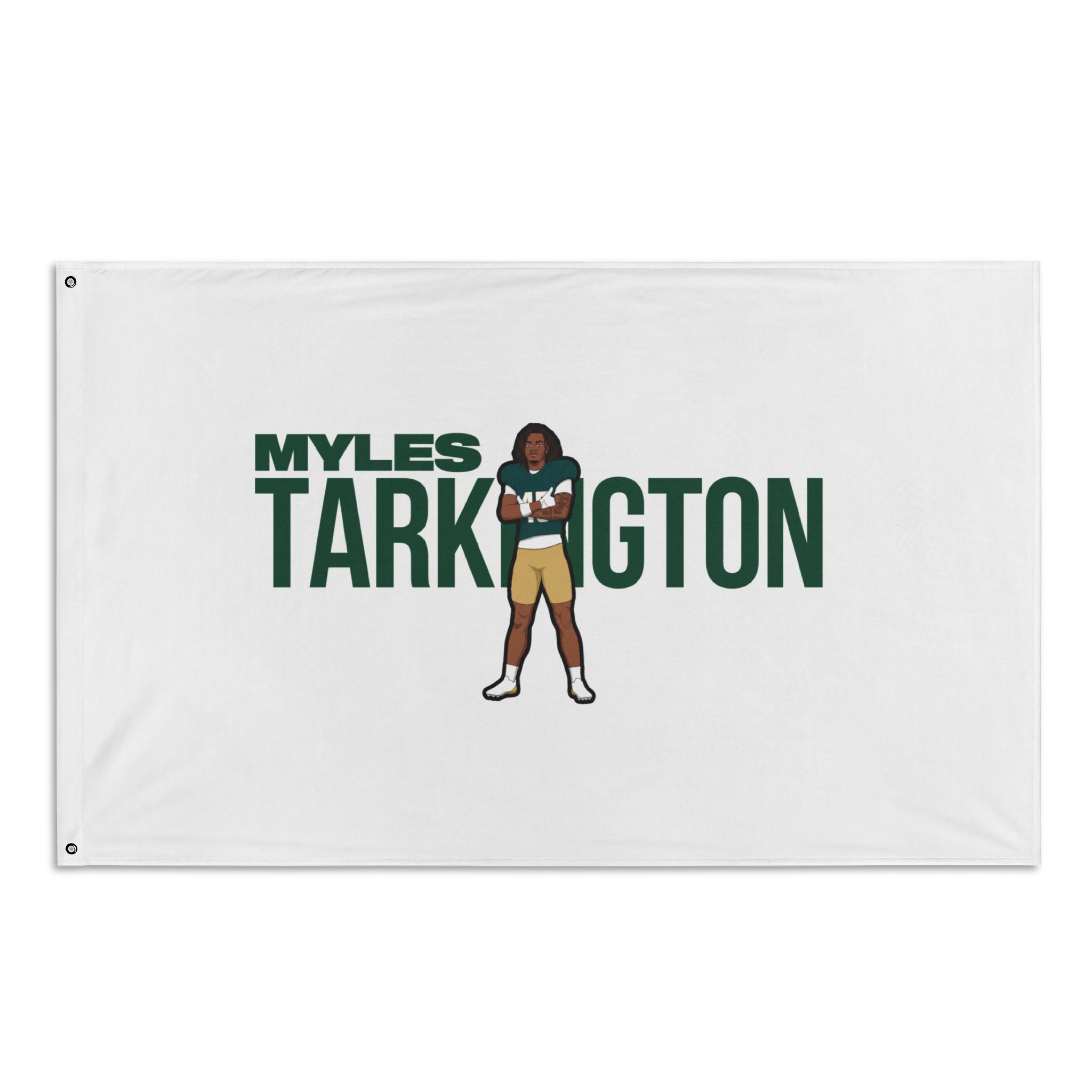 Flag (35 × 56 in) — character_player_name in Classic