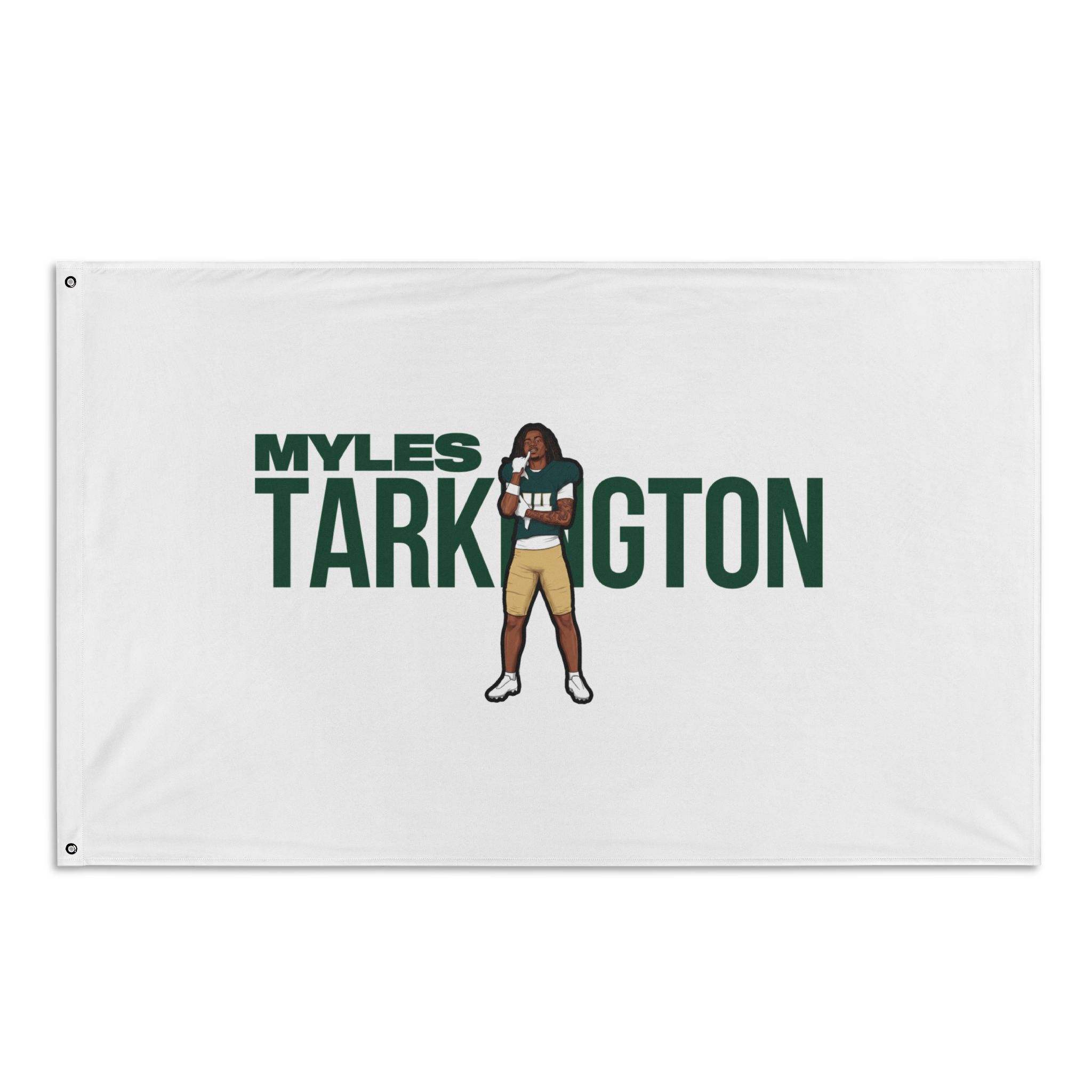 Flag (35 × 56 in) — character_player_name in Classic