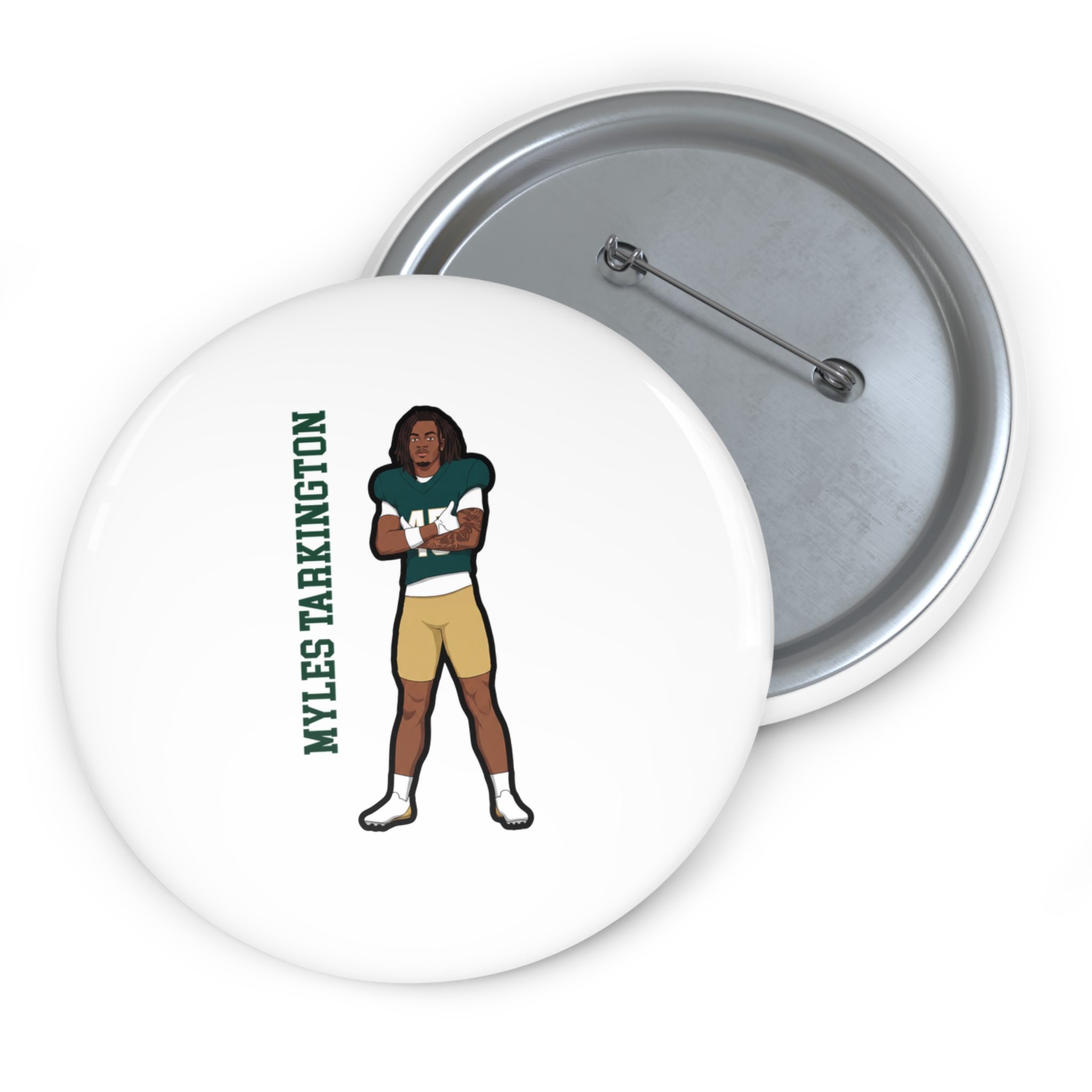 Game Day Pin — character_name_vertical in Classic