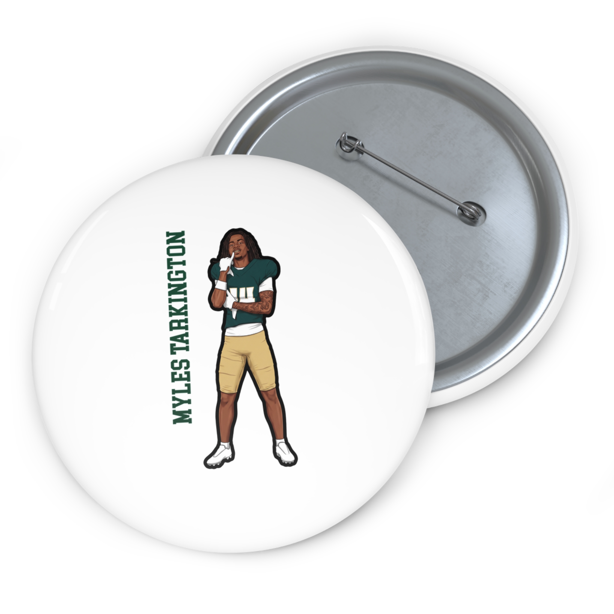 Game Day Pin — character_name_vertical in Classic