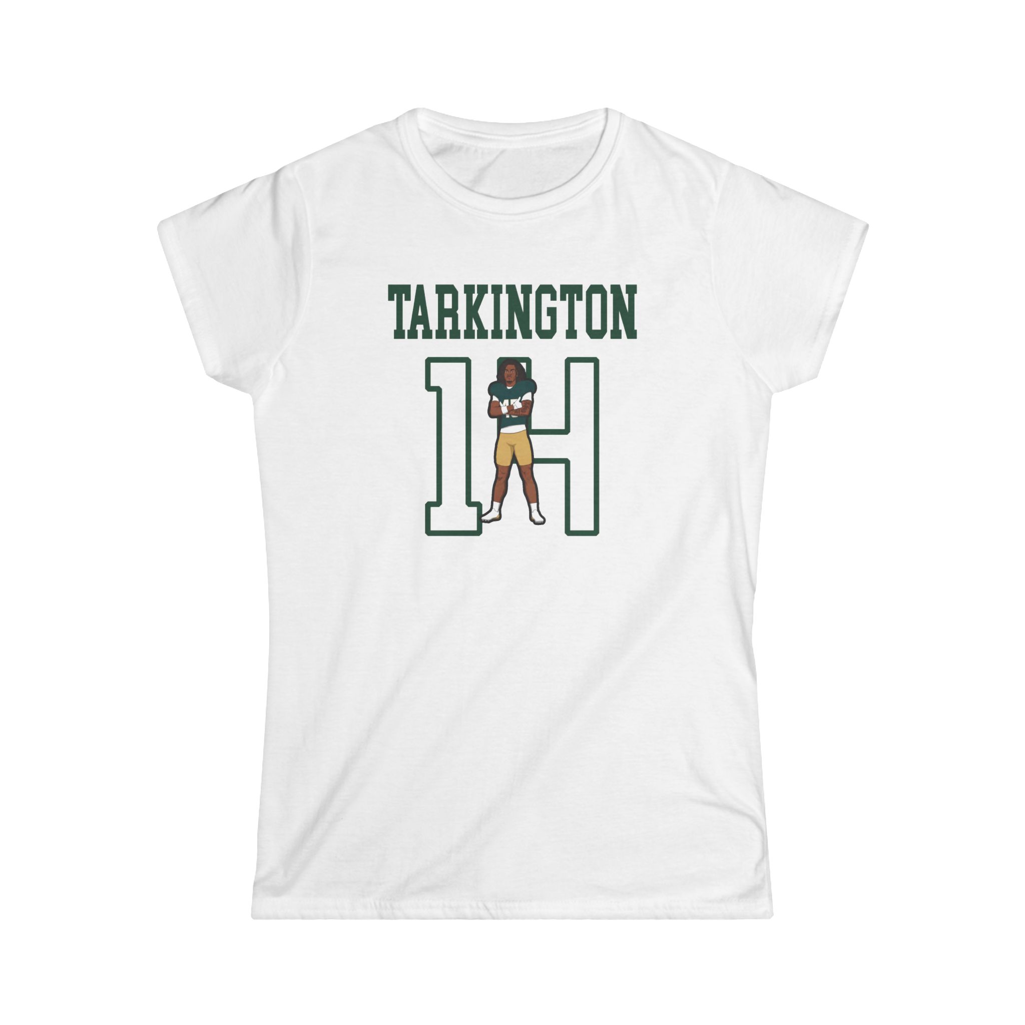 Women's Softstyle Tee — character_shirsey in White