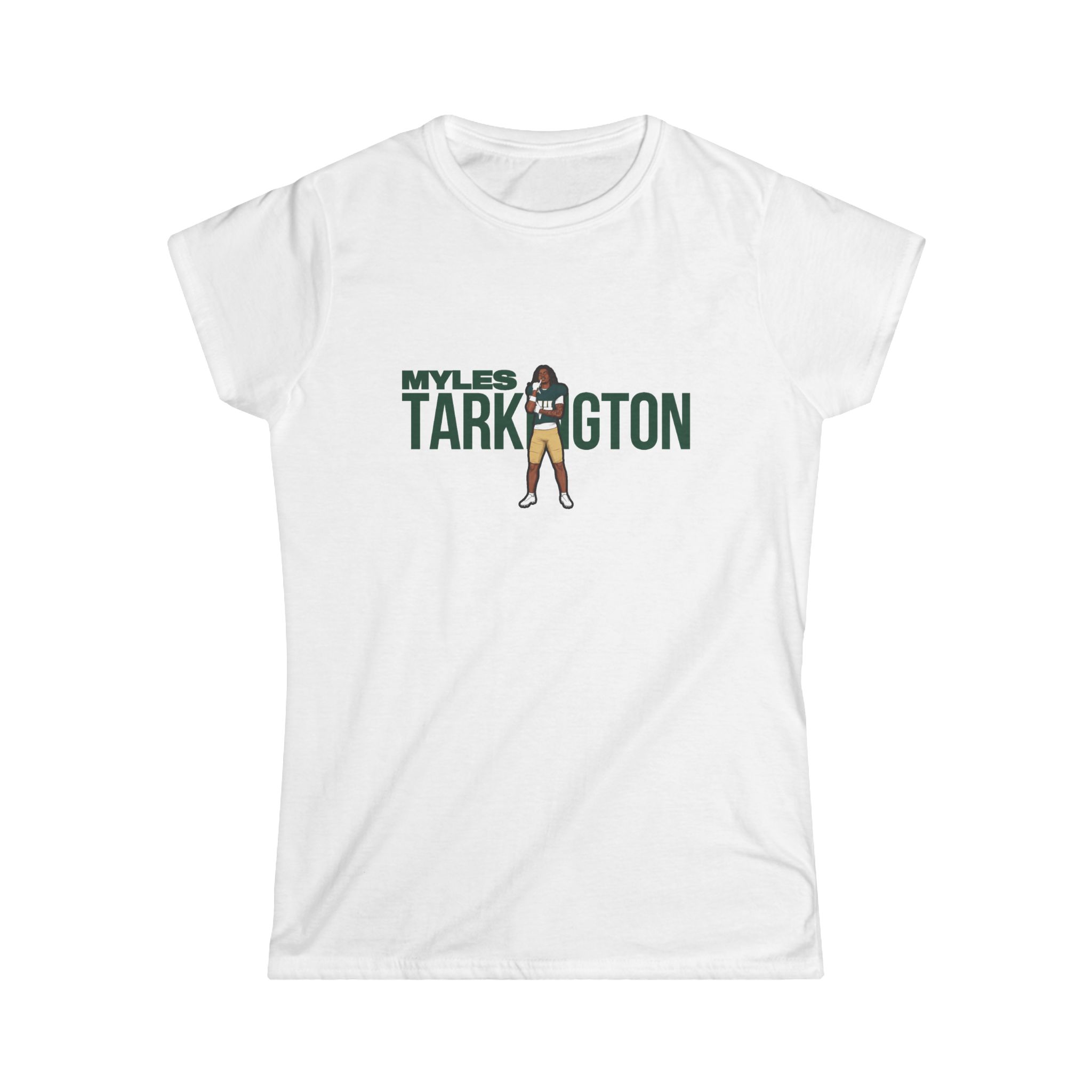 Women's Softstyle Tee — character_player_name in White