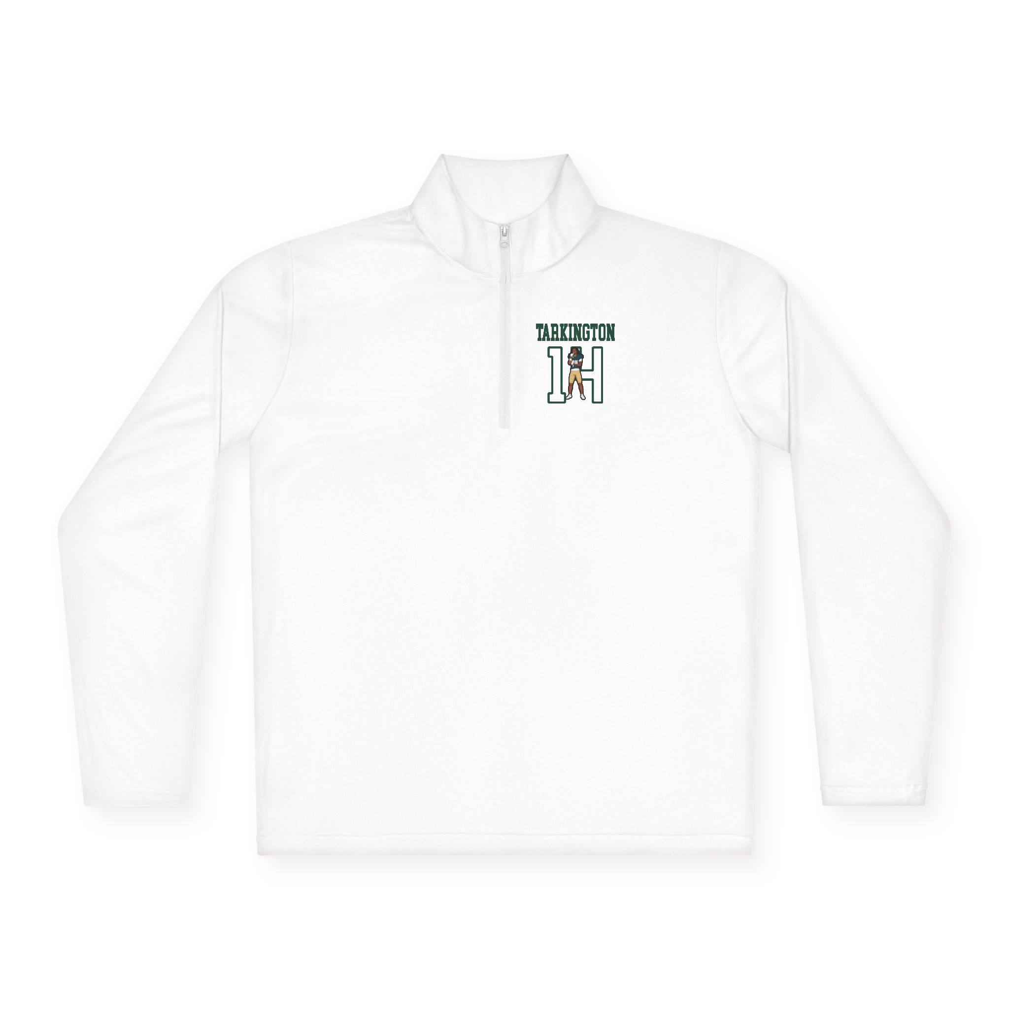 Q-Zip Pullover — character_shirsey in White