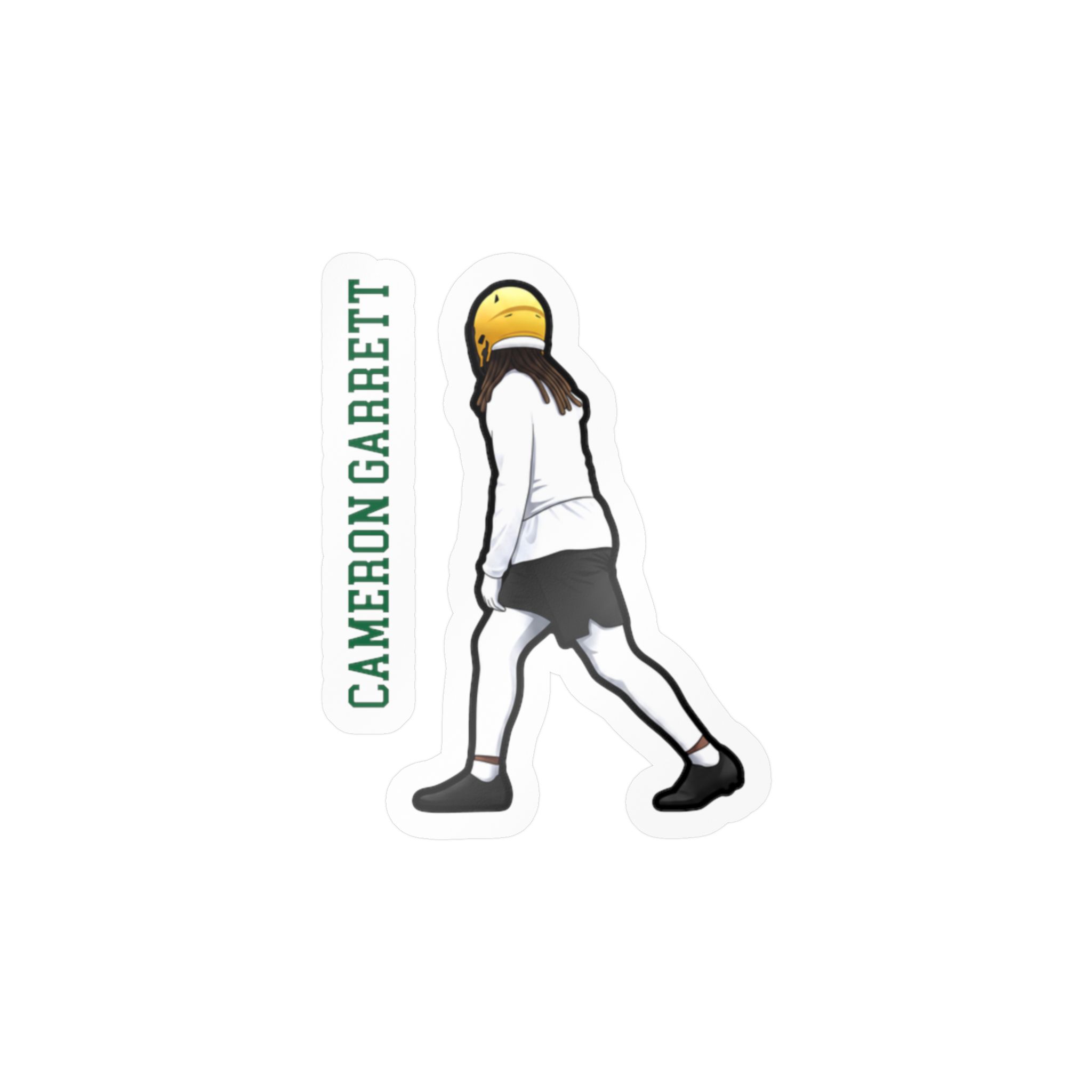 Vinyl Sticker — character_name_vertical in Classic