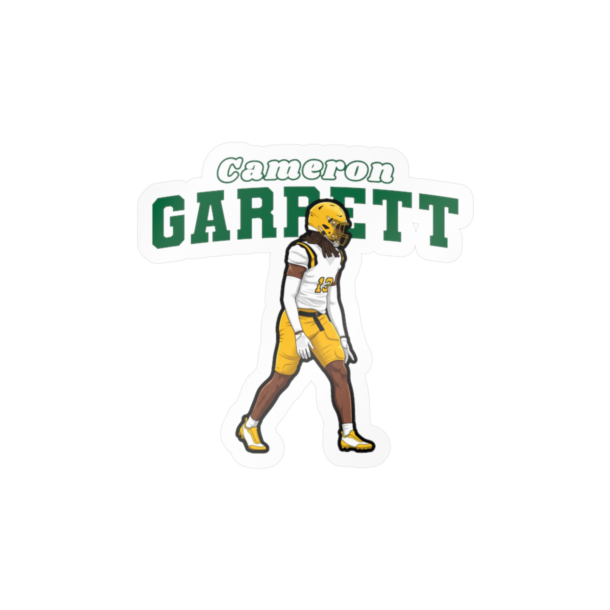 Vinyl Sticker — character_name_arch in Classic