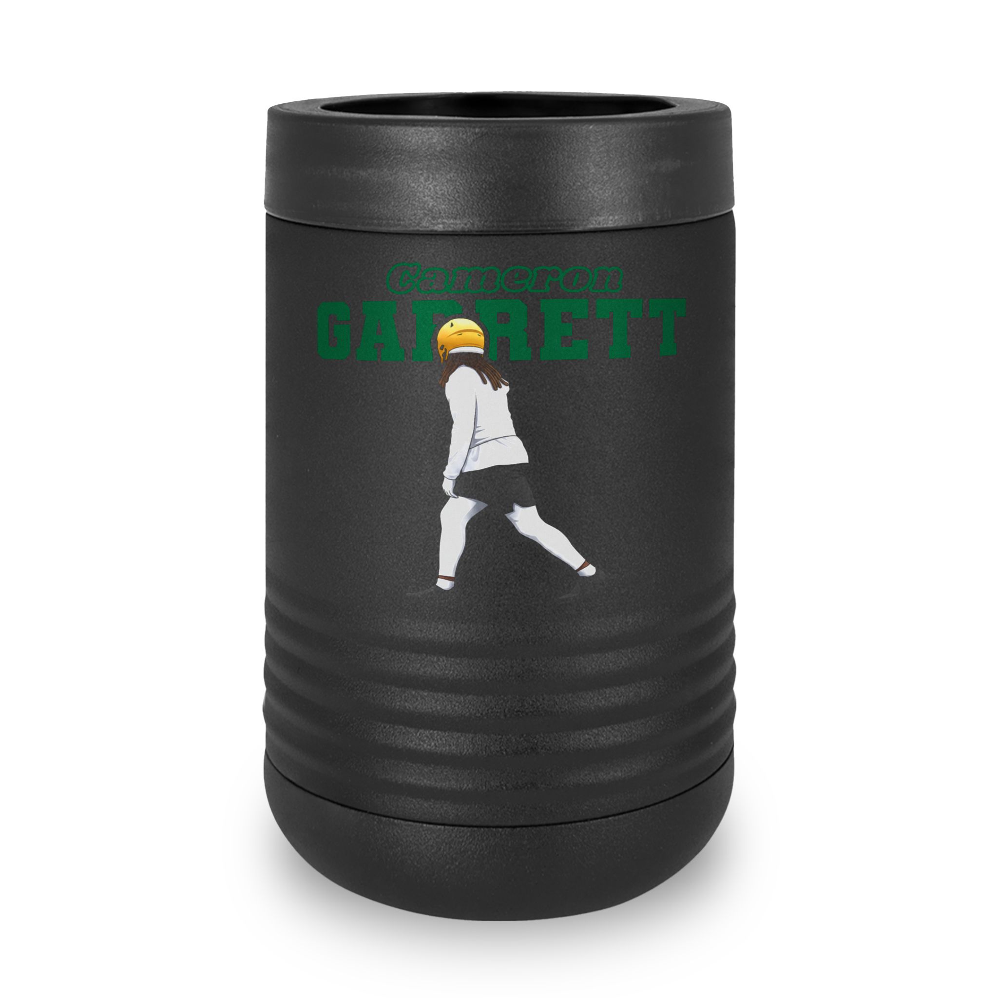 Stainless Can Cooler — character_name_arch in Black