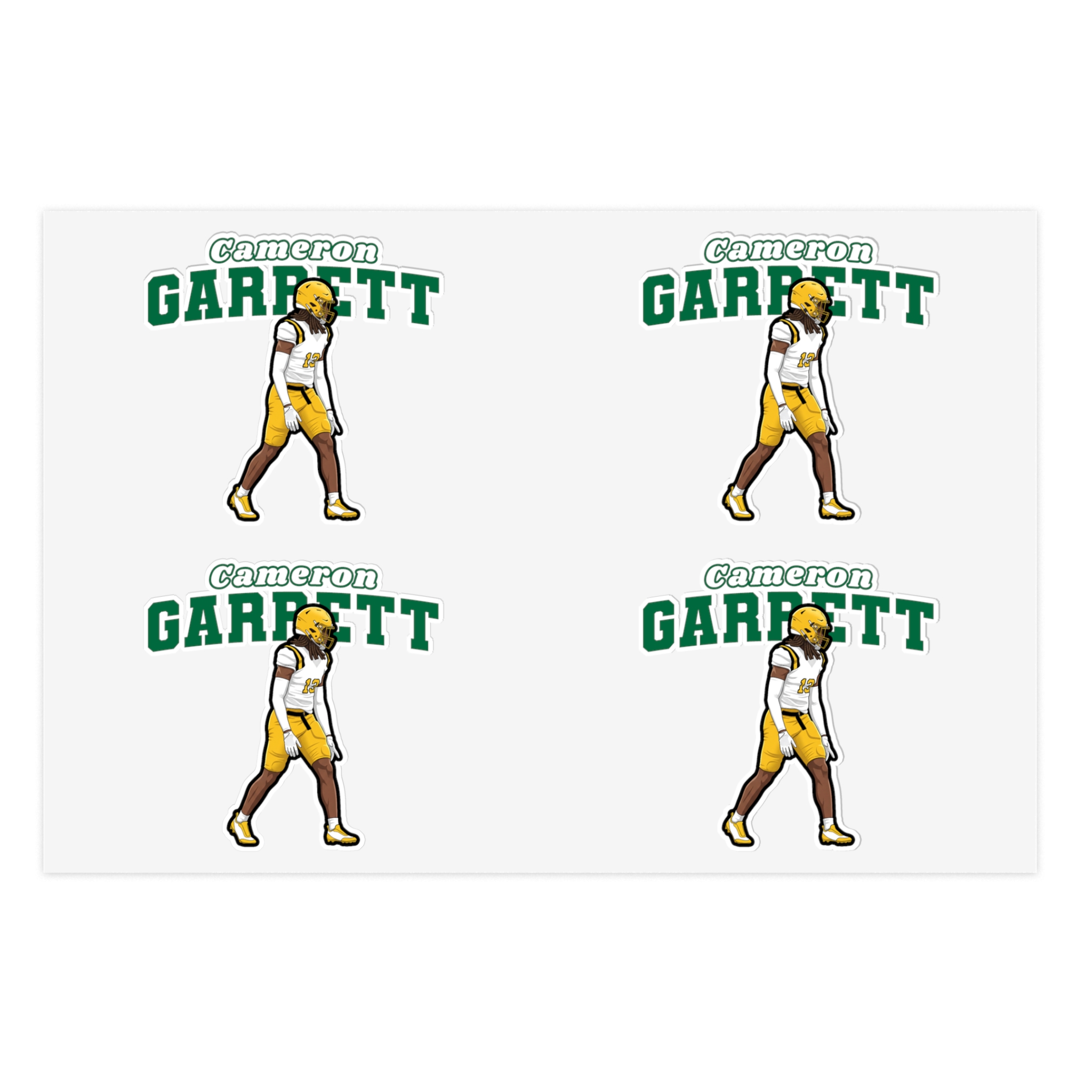 Sticker Sheet — character_name_arch in Classic