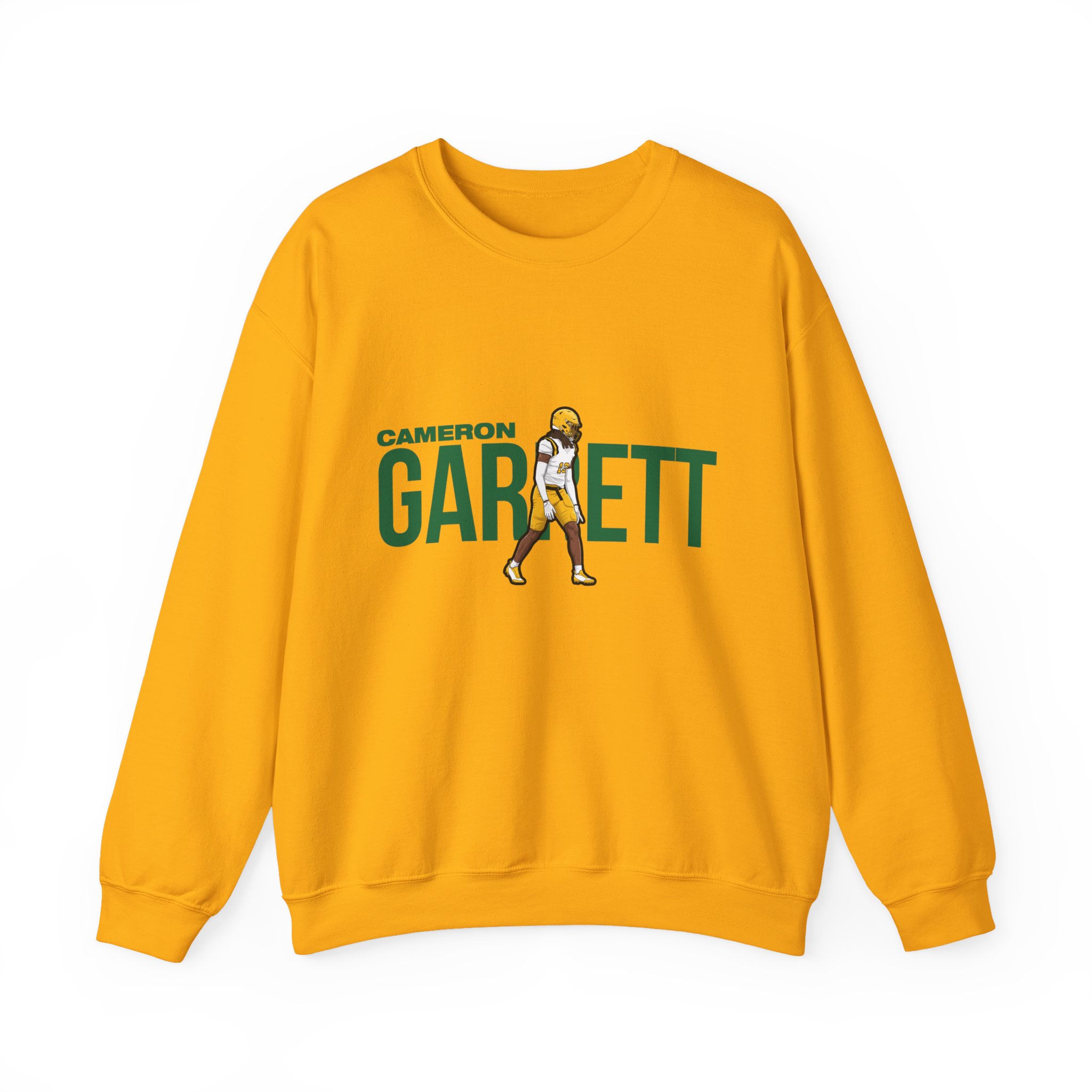 Crewneck Sweatshirt — character_player_name in Gold