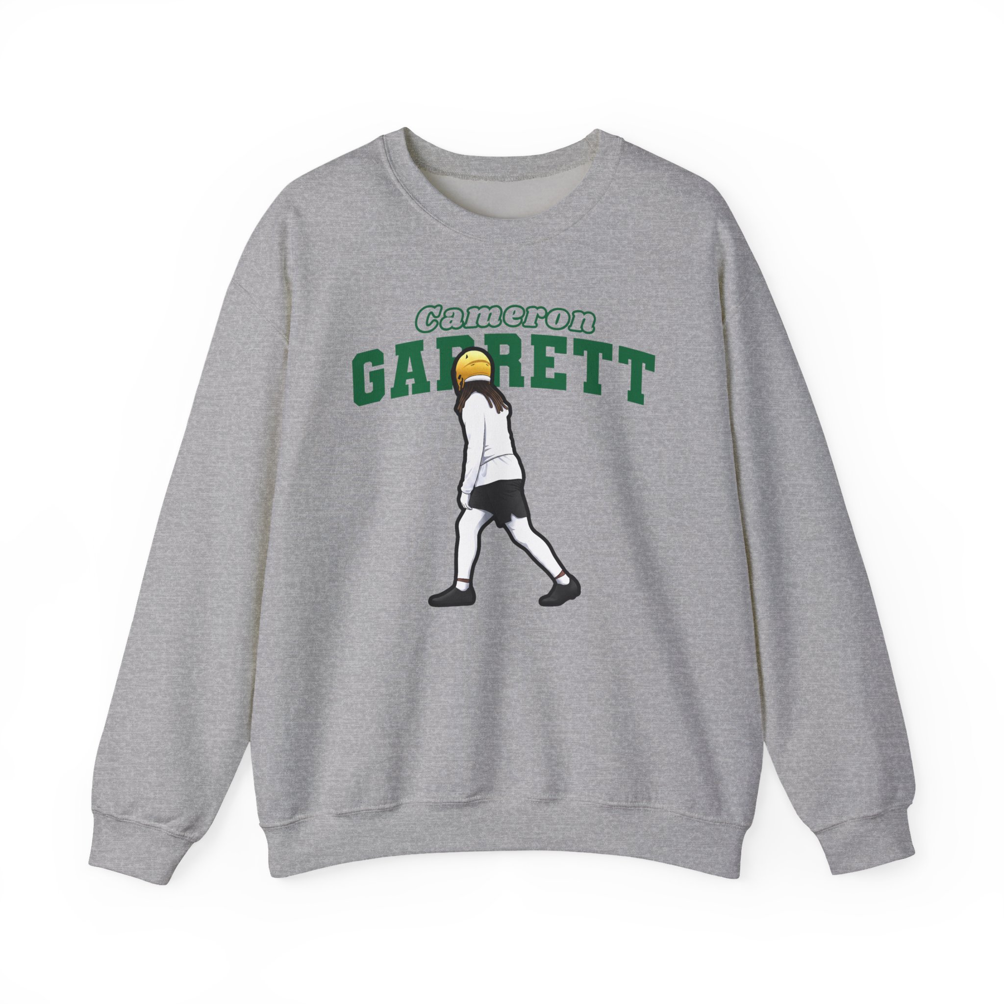 Crewneck Sweatshirt — character_name_arch in Grey