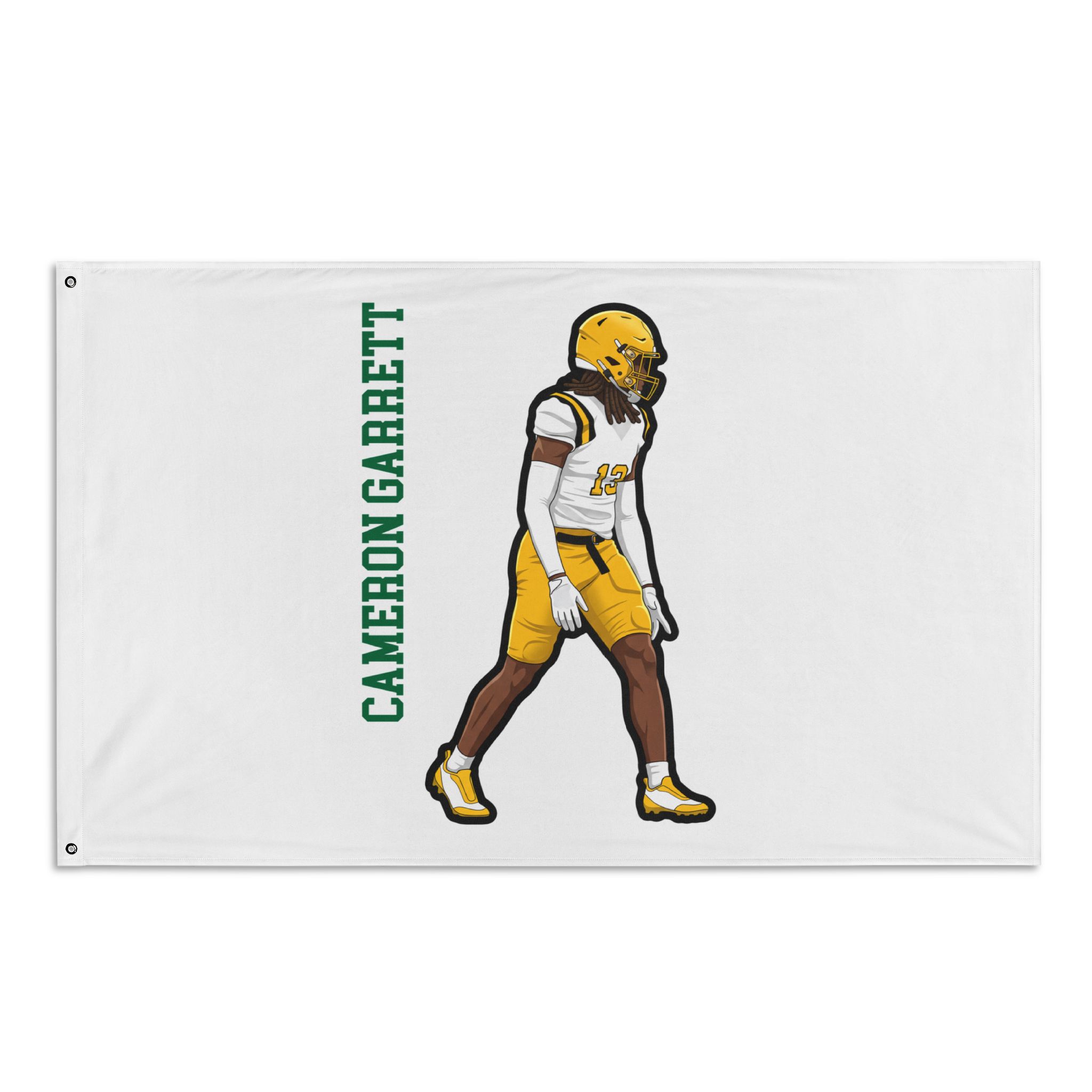 Flag (35 × 56 in) — character_name_vertical in Classic