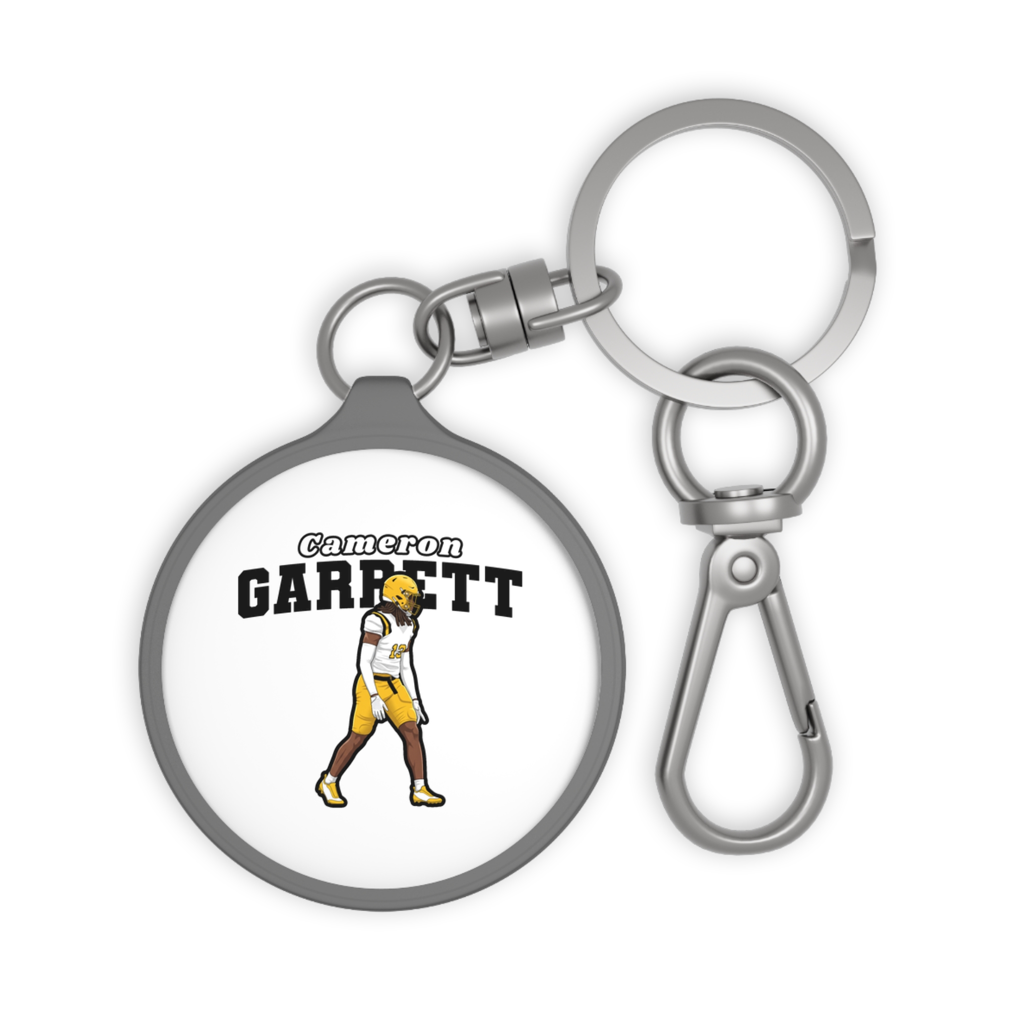Keychain — character_name_arch in Grey