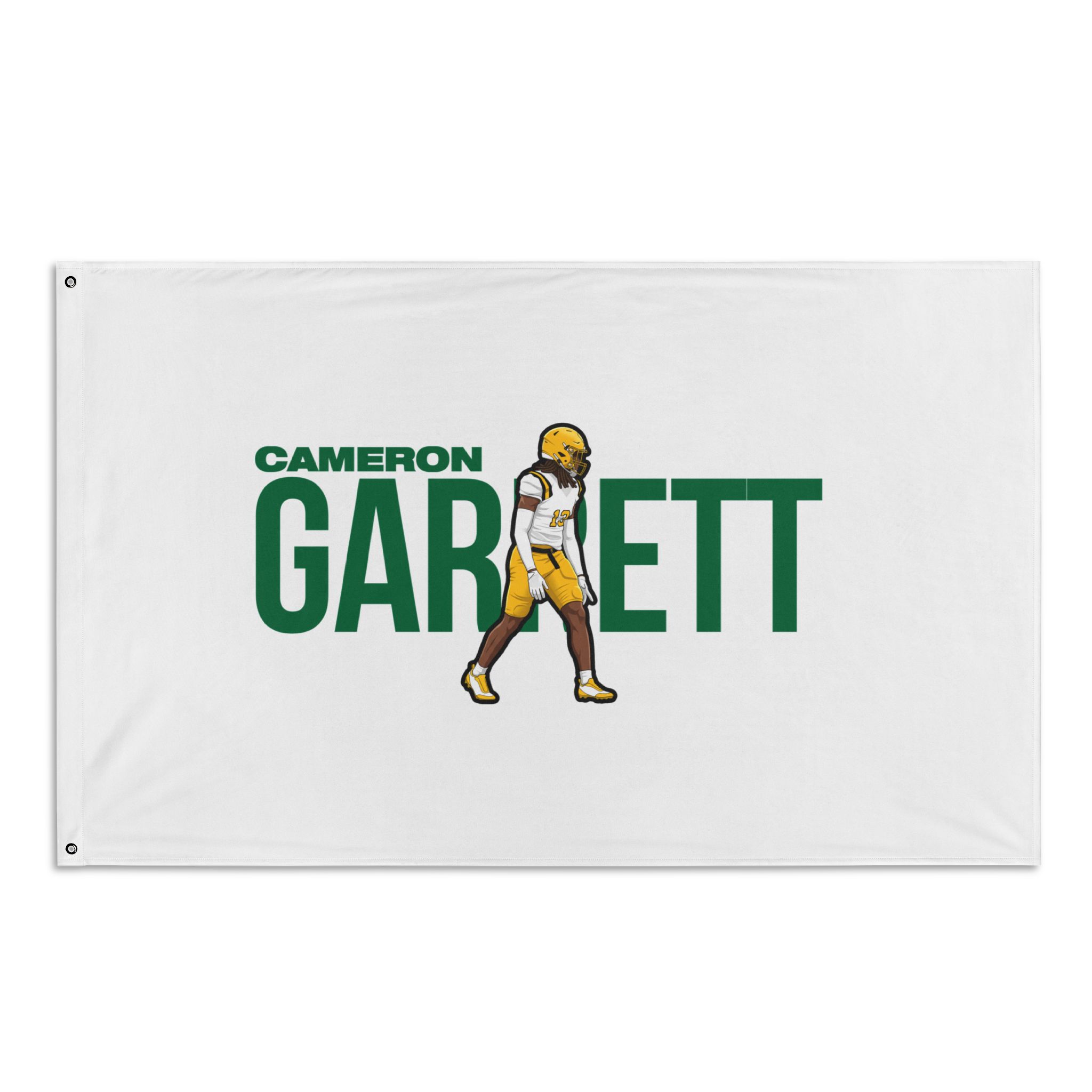 Flag (35 × 56 in) — character_player_name in Classic