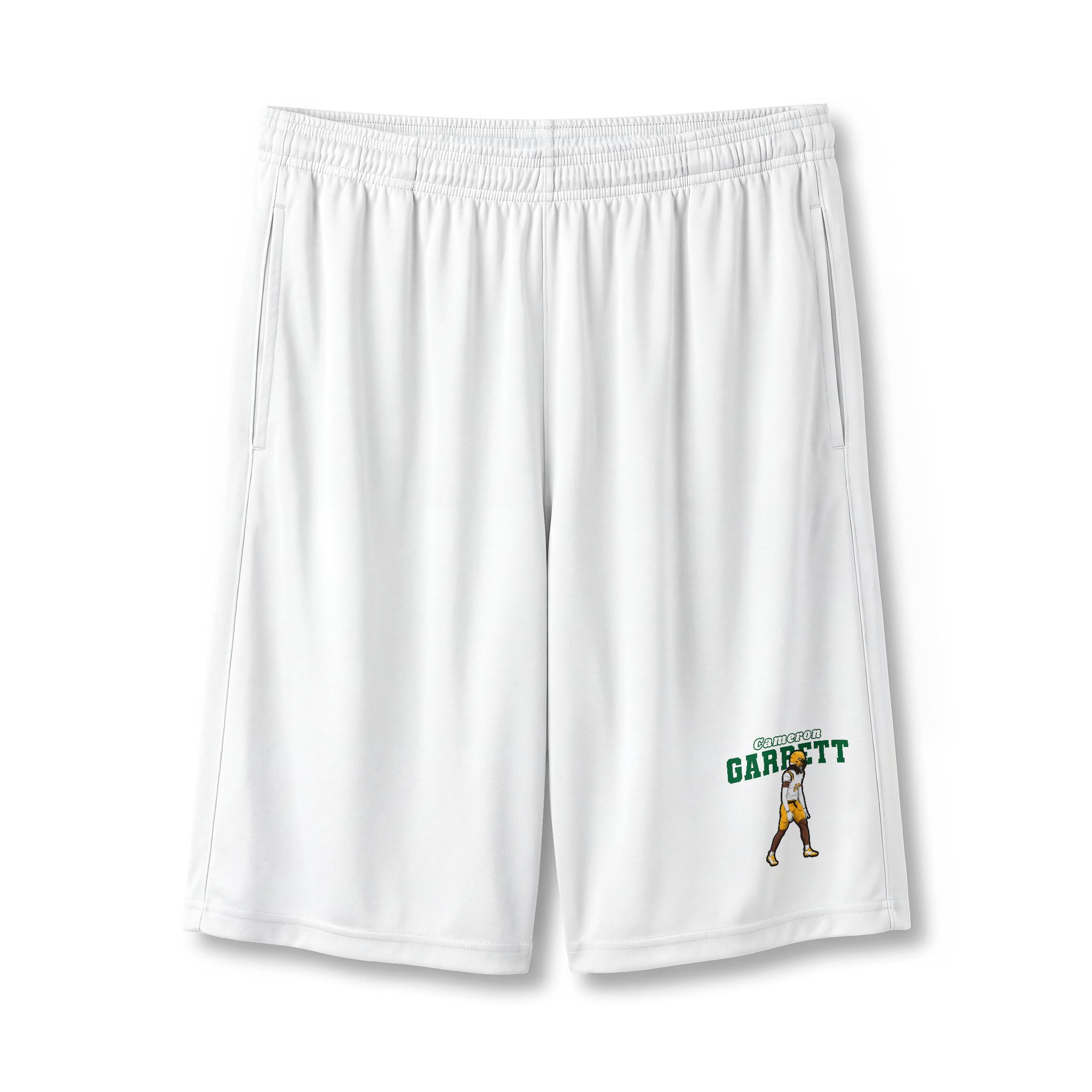 Shorts — character_name_arch in White