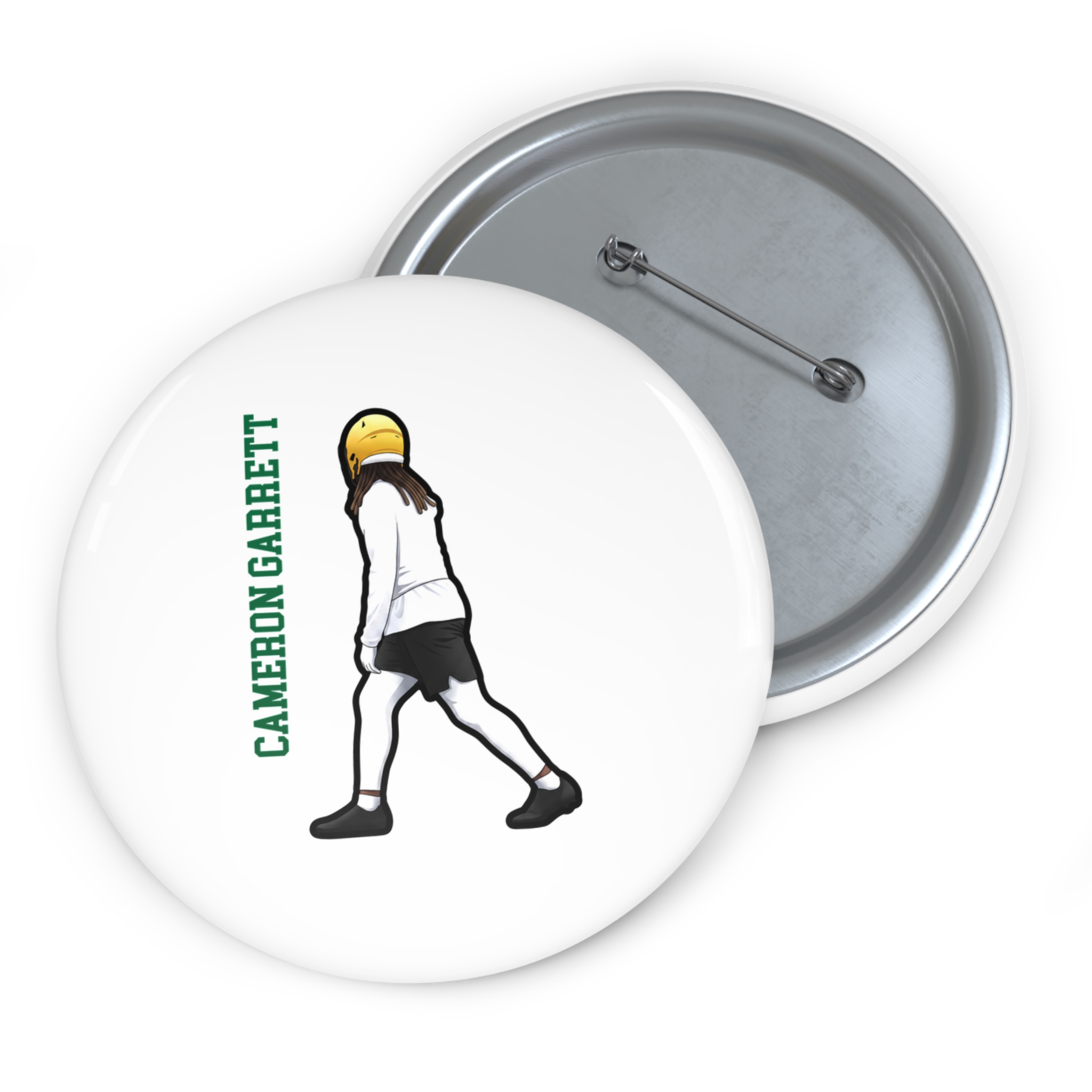 Game Day Pin — character_name_vertical in Classic