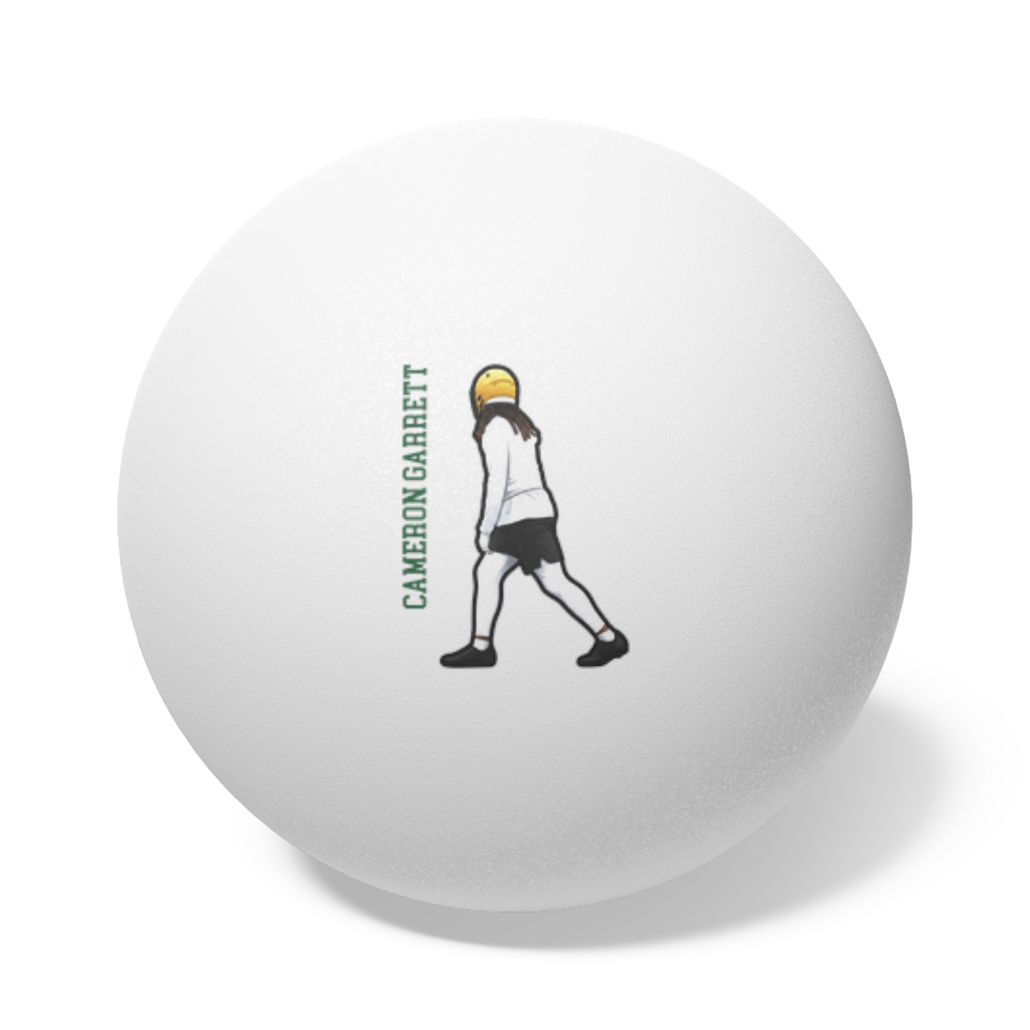 Ping Pong Balls, 6 pcs — character_name_vertical in White