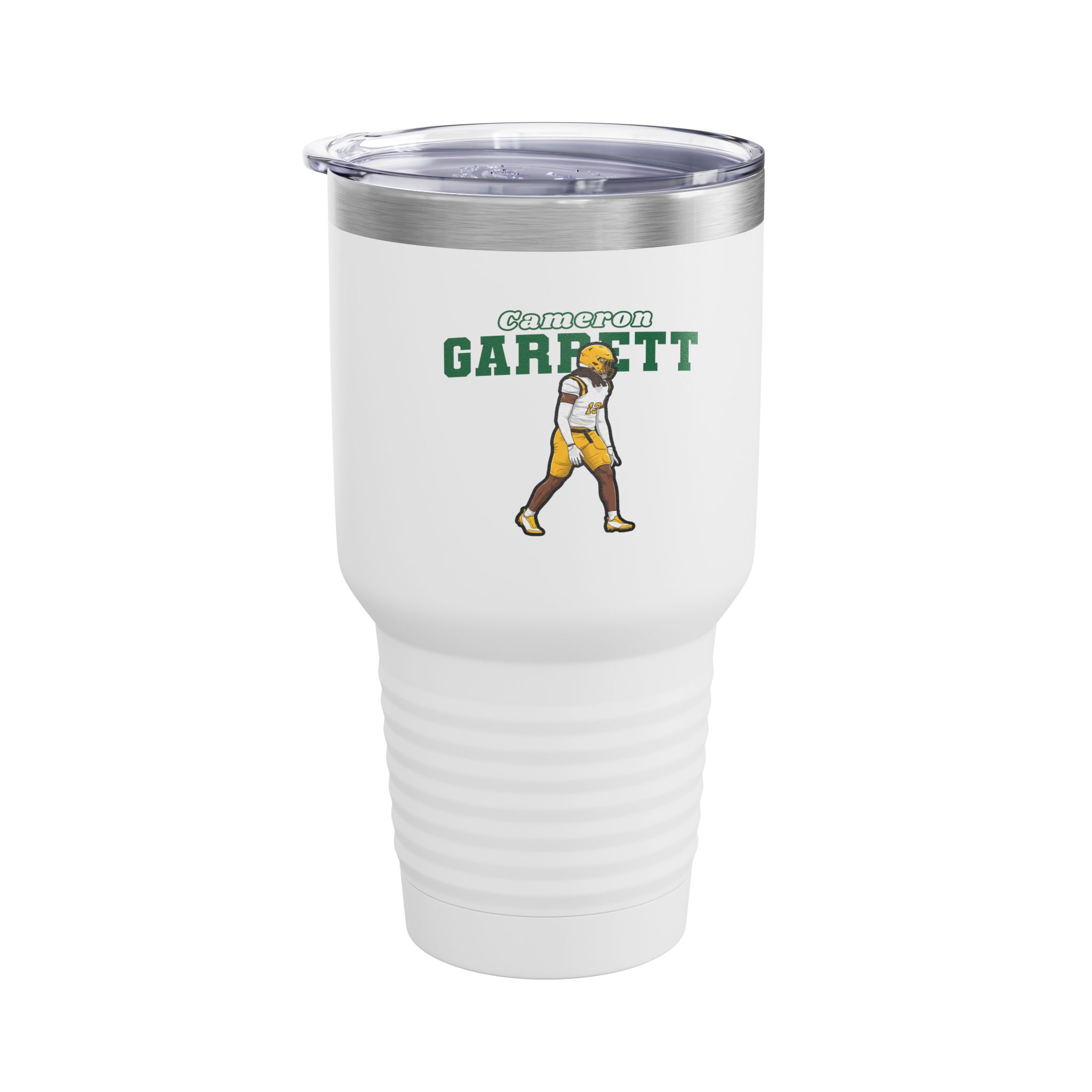 30oz Tumbler — character_name_arch in White