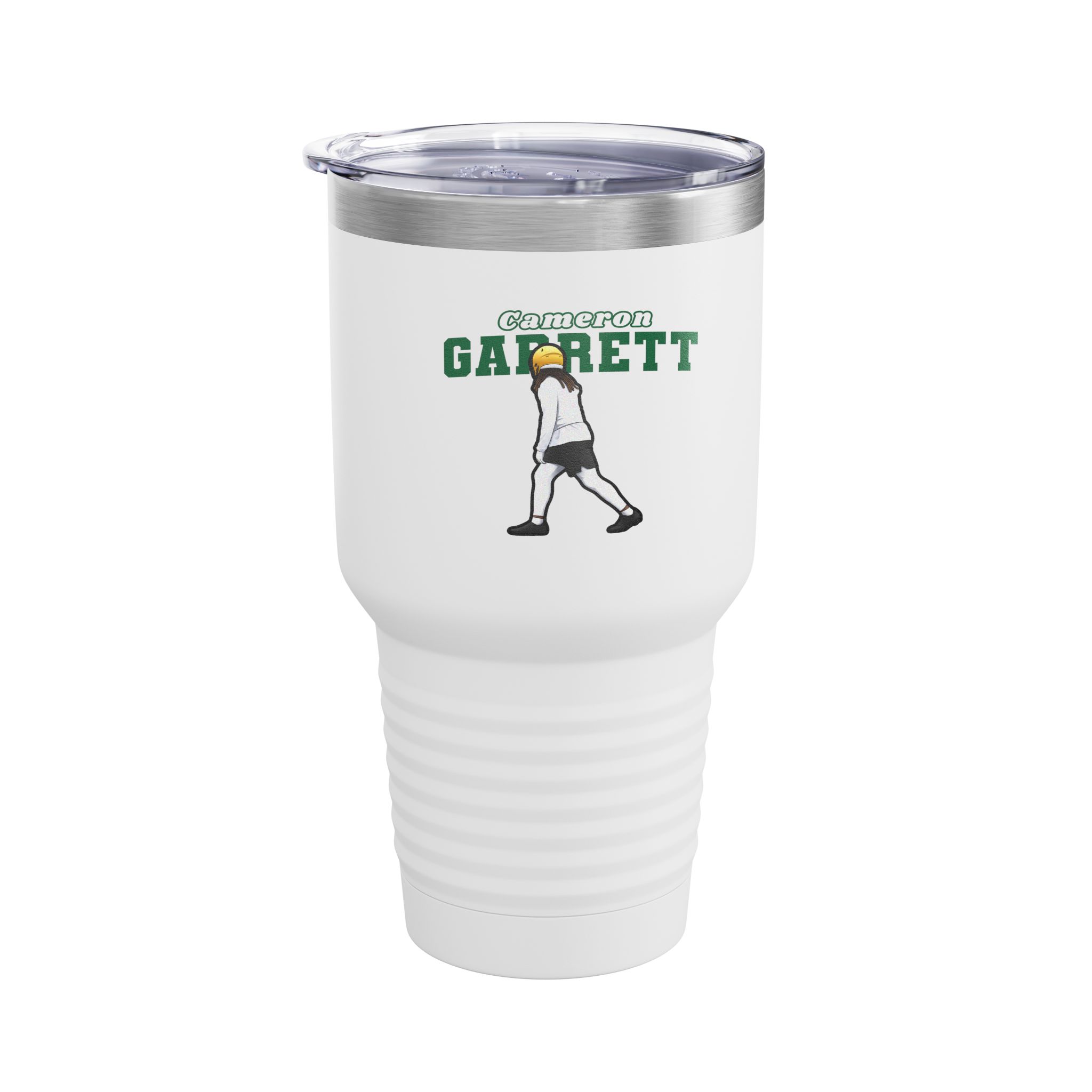 30oz Tumbler — character_name_arch in White