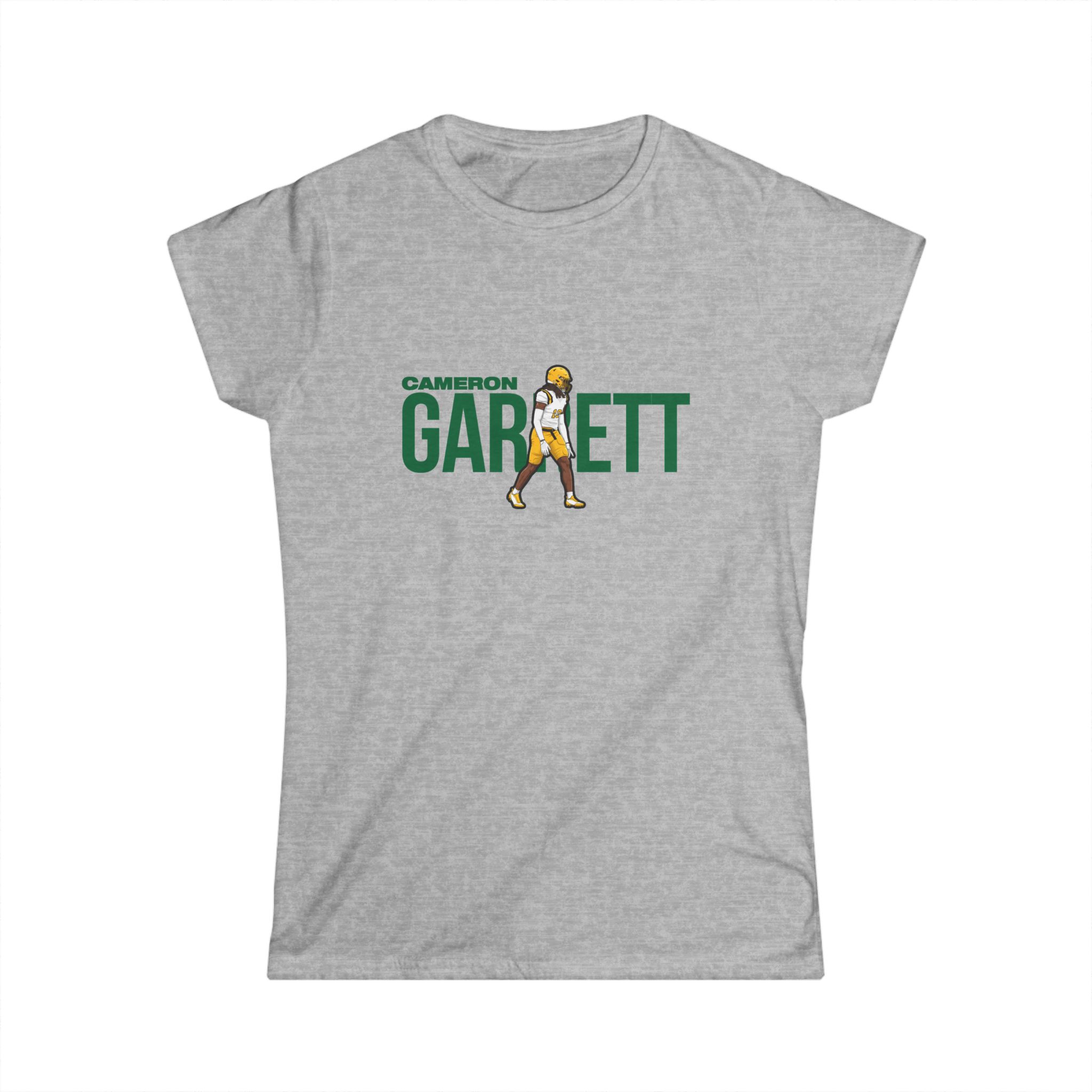 Women's Softstyle Tee — character_player_name in Grey