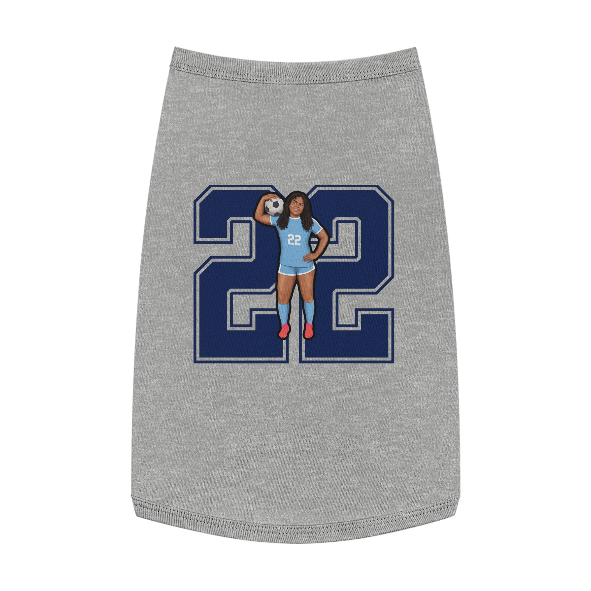 Pet Tank Top — character_number in White