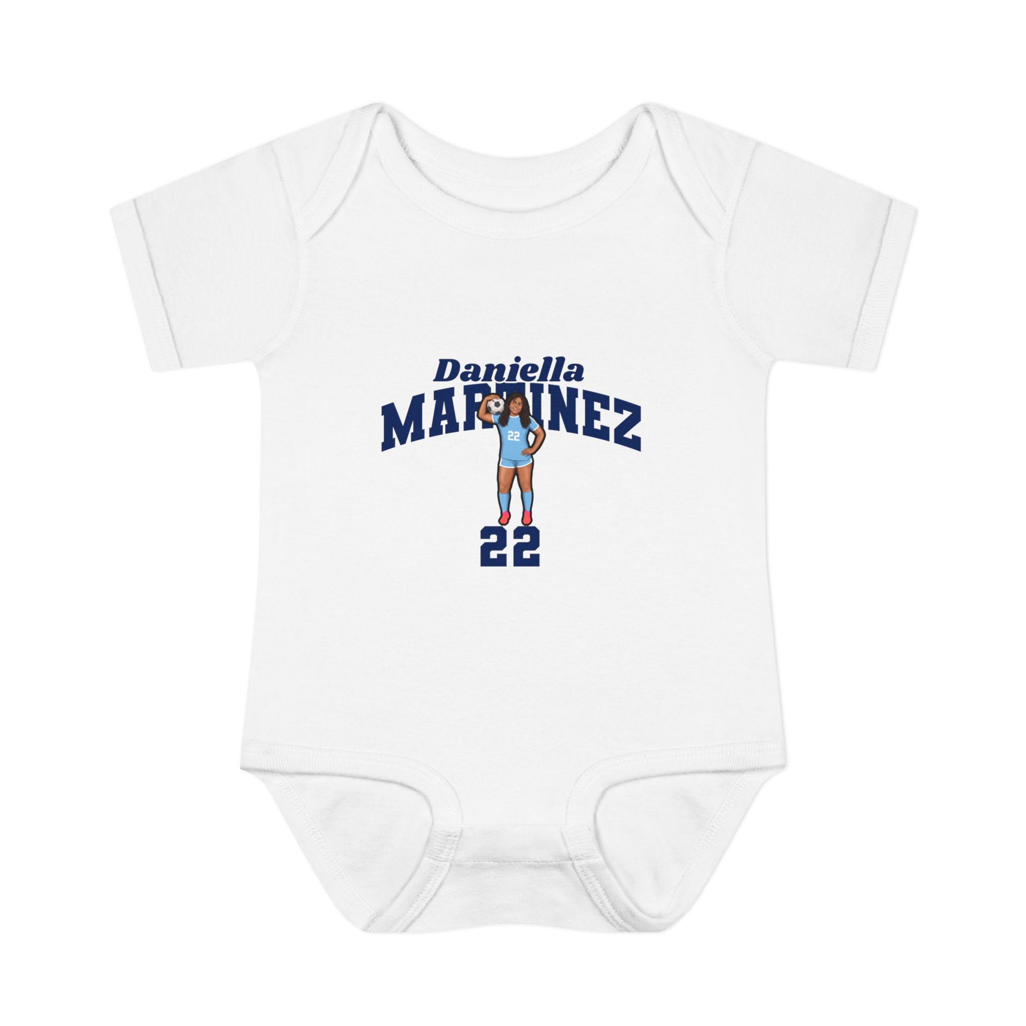 Baby Onesie — character_signature_arch in White