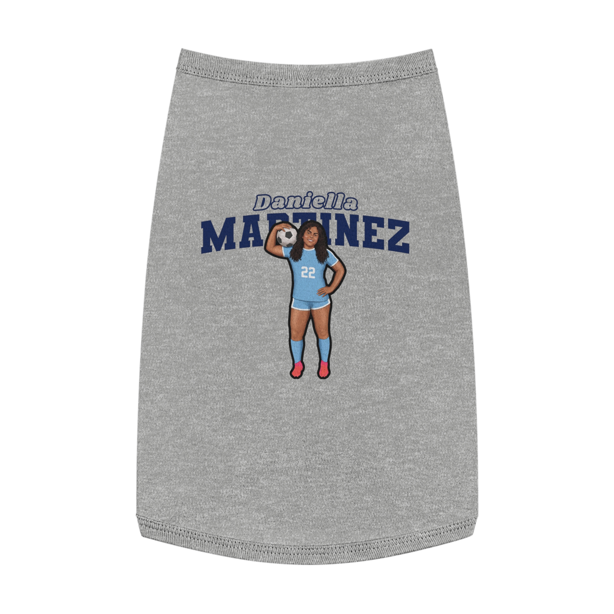 Pet Tank Top — character_name_arch in White