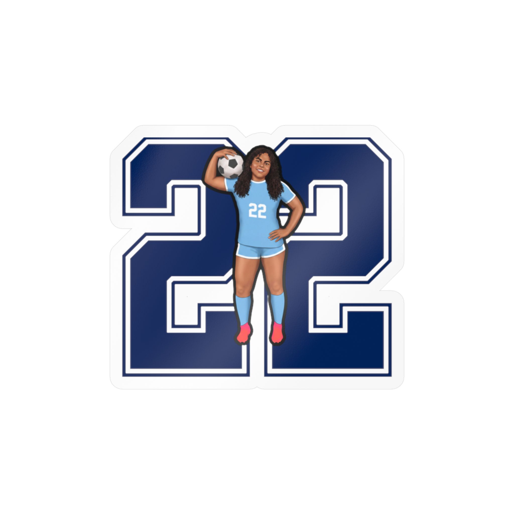 Vinyl Sticker — character_number in Classic