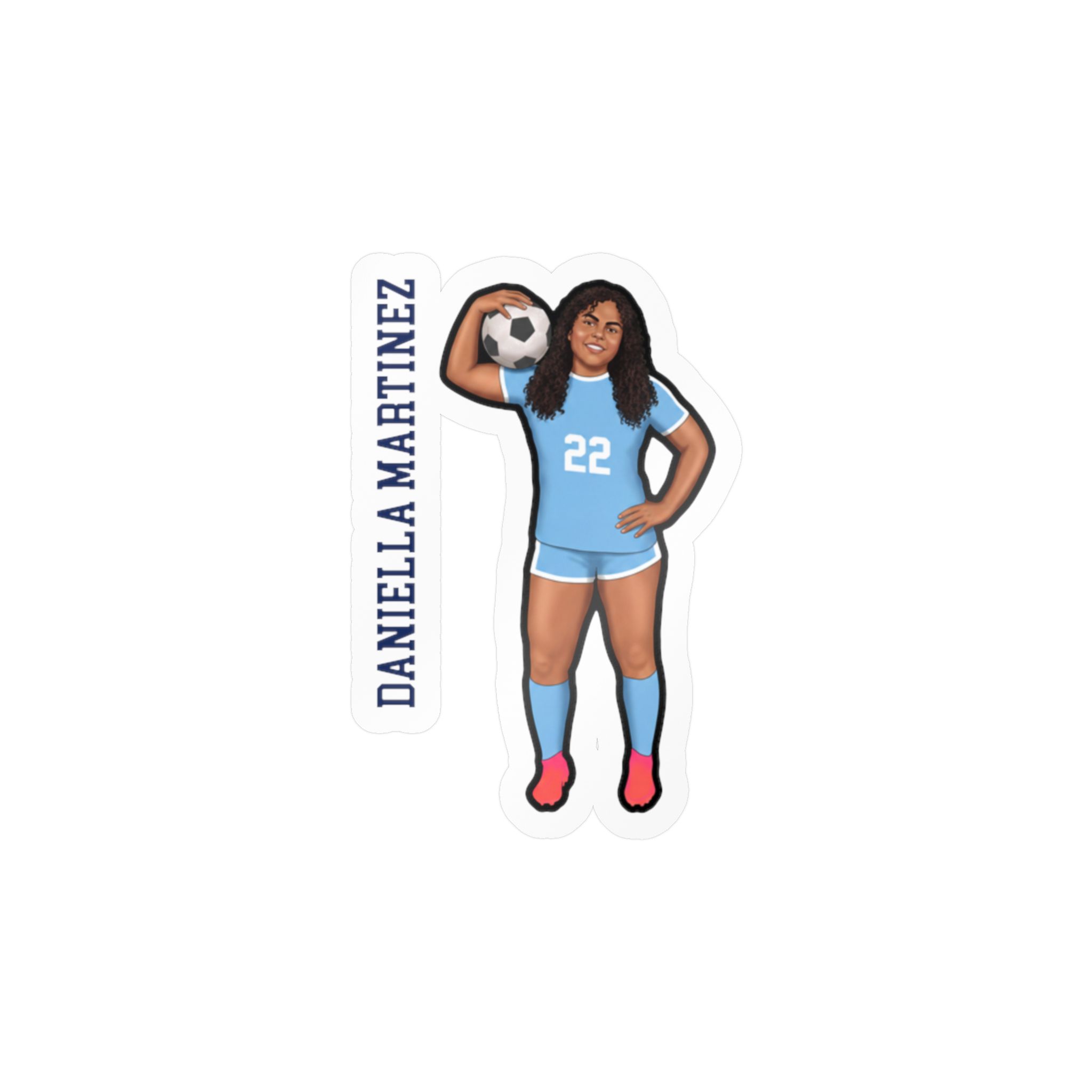 Vinyl Sticker — character_name_vertical in Classic