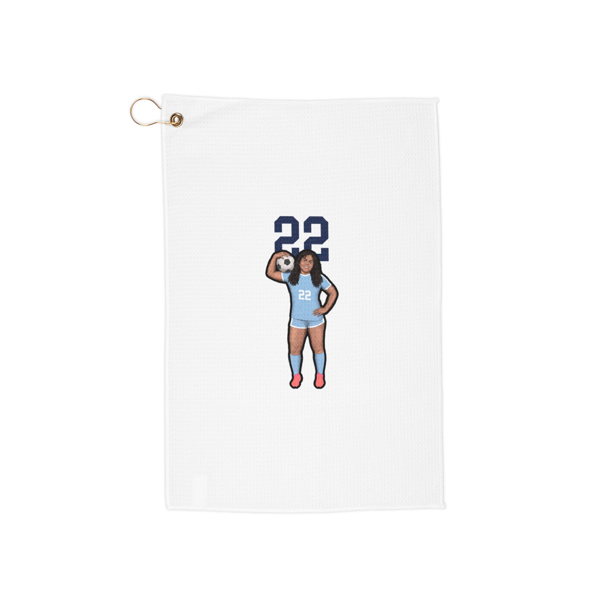 Golf Towel — character_number_top in Classic
